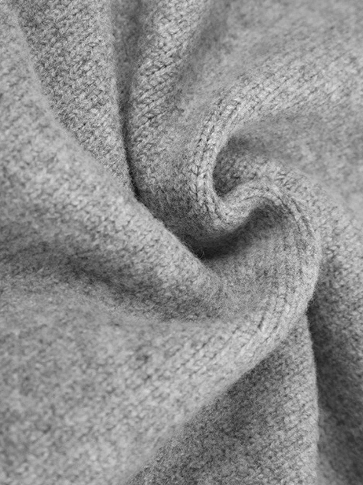 FrostDen - Unisex Wool-Blend Double-Zip Hooded Sweater
