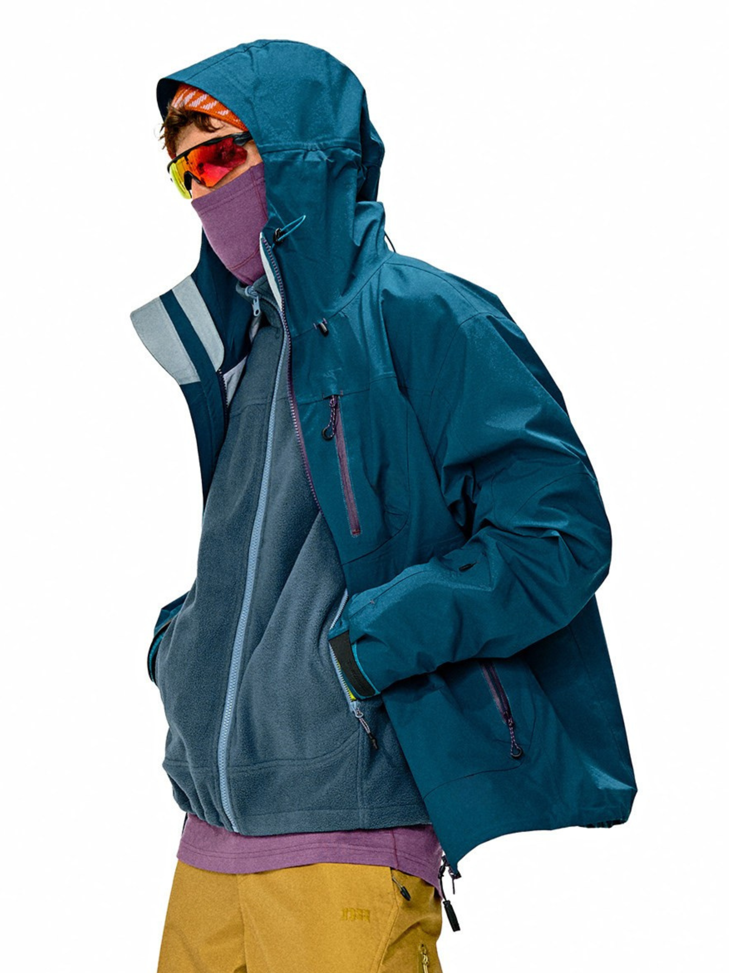 CampGlove - Men's 3-in-1 Fleece Hard Shell Jacket