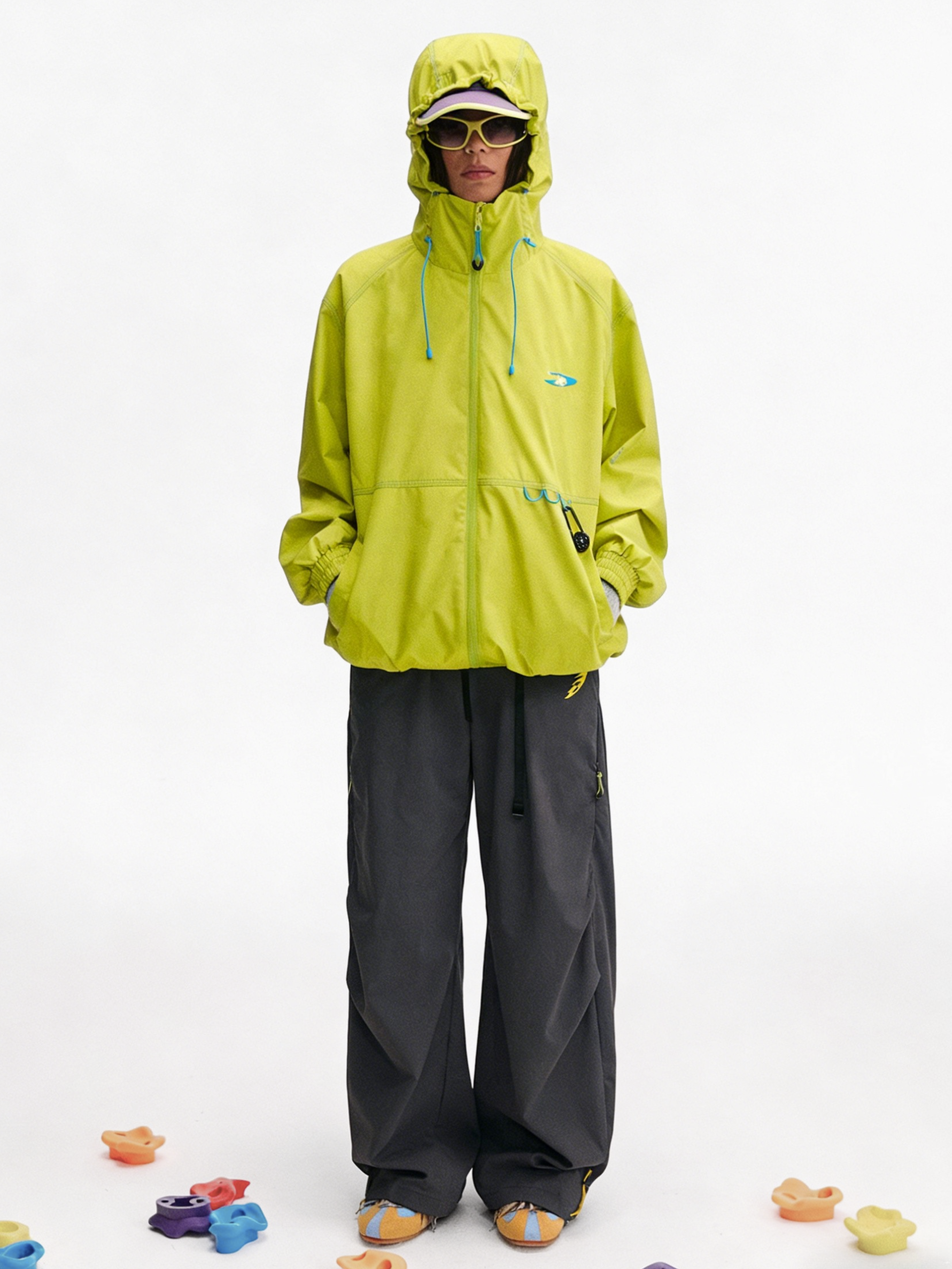 EchoDeck - Teflon® Triple-Defense Colorblock Drawstring Jacket