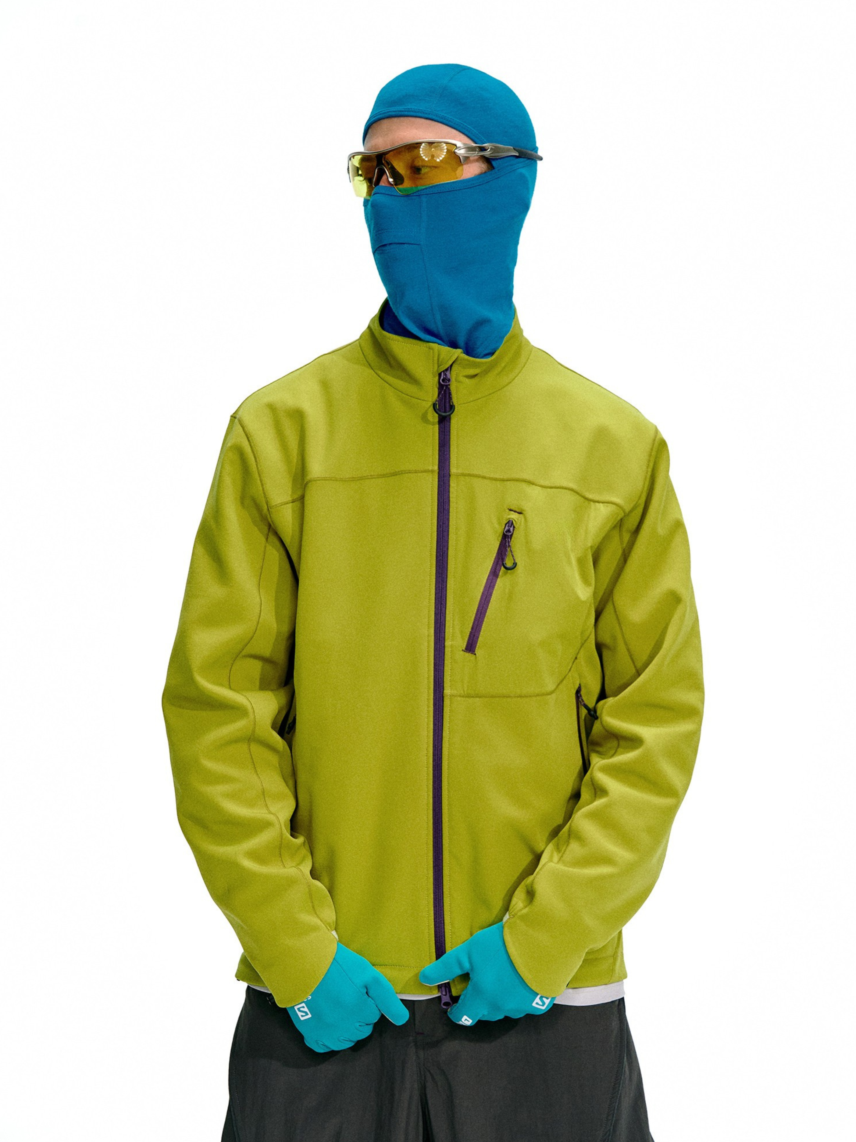 Driftcore - Unisex Colorblock Stand Collar Jacket