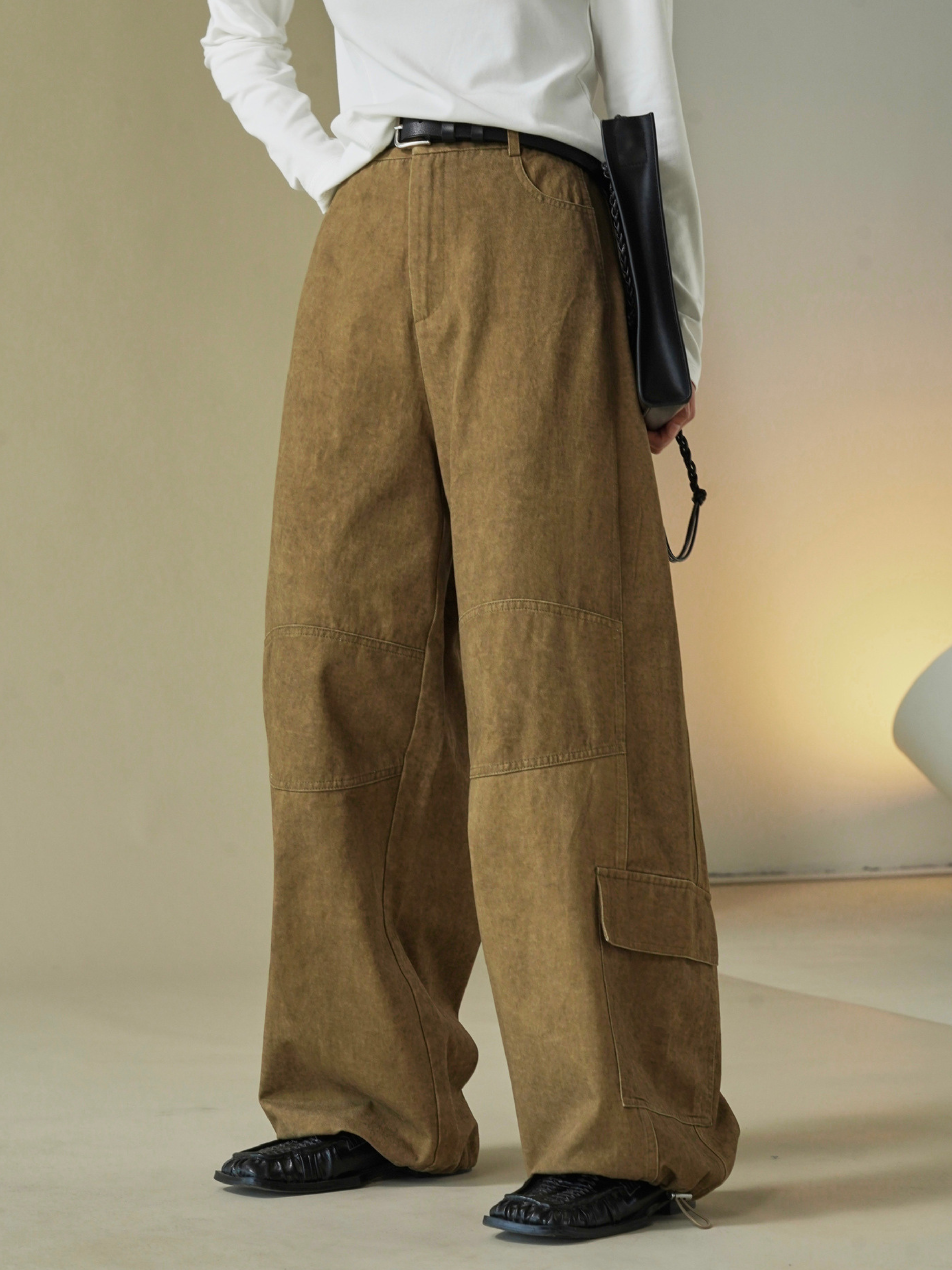 Aquacrest - Women's Wash Utility Large Pockets Cargo Pants