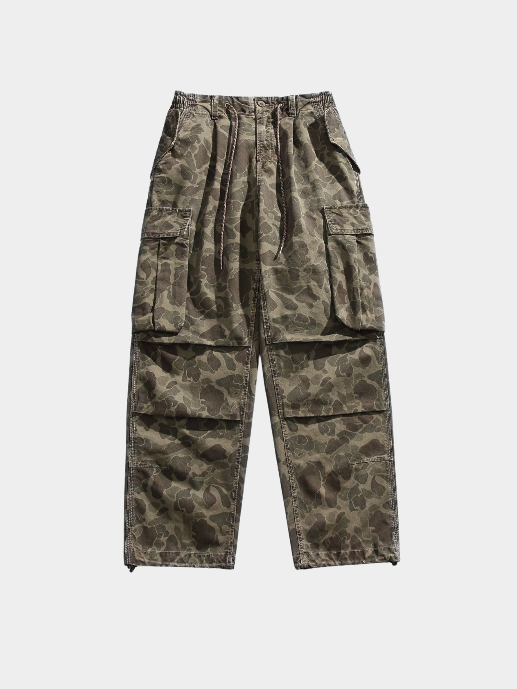 GripGlove - Men's Relaxed Fit Camo Cargo Pants GONGGAR SPORTS