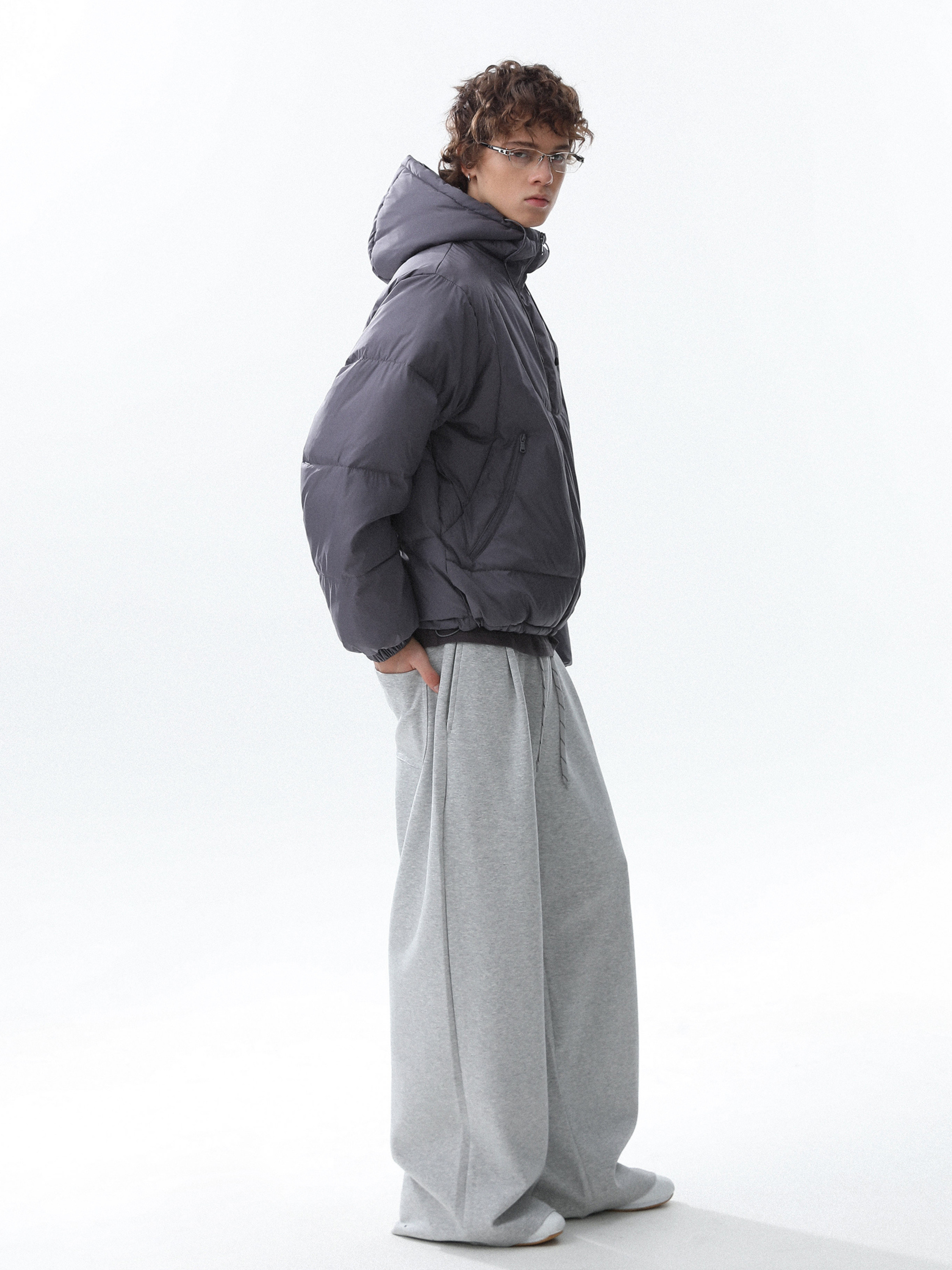 Trailcraft - Unisex Solid Color Quilted Loose Padded Jacket