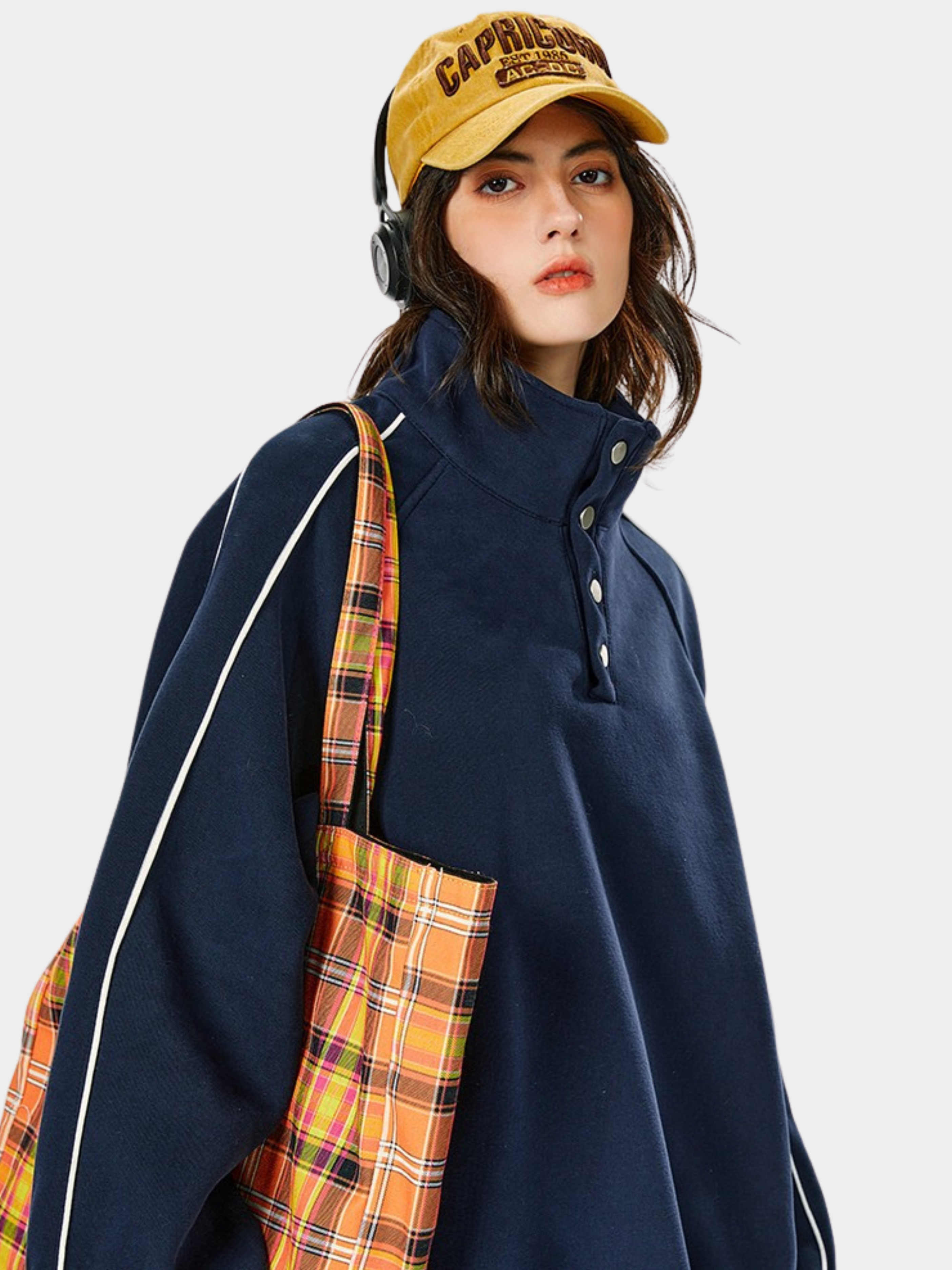 Moonbloom - Women's Stand Collar Sweatshirt Jacket