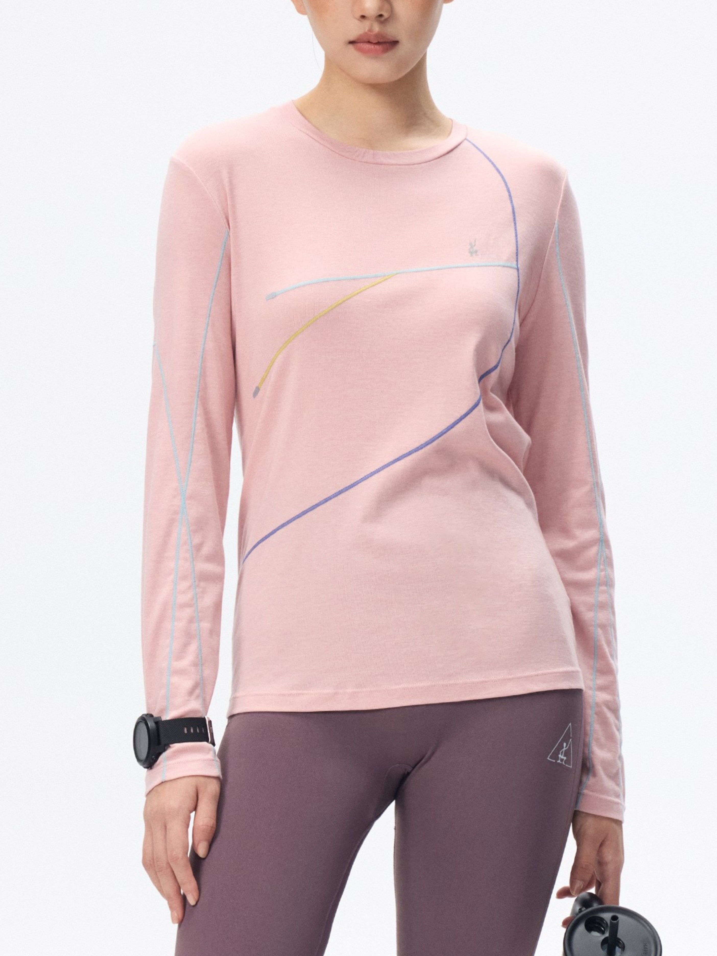 Vortex - Women's Soft Wool-Blend Moisture-Wicking Long Sleeve T-Shirt