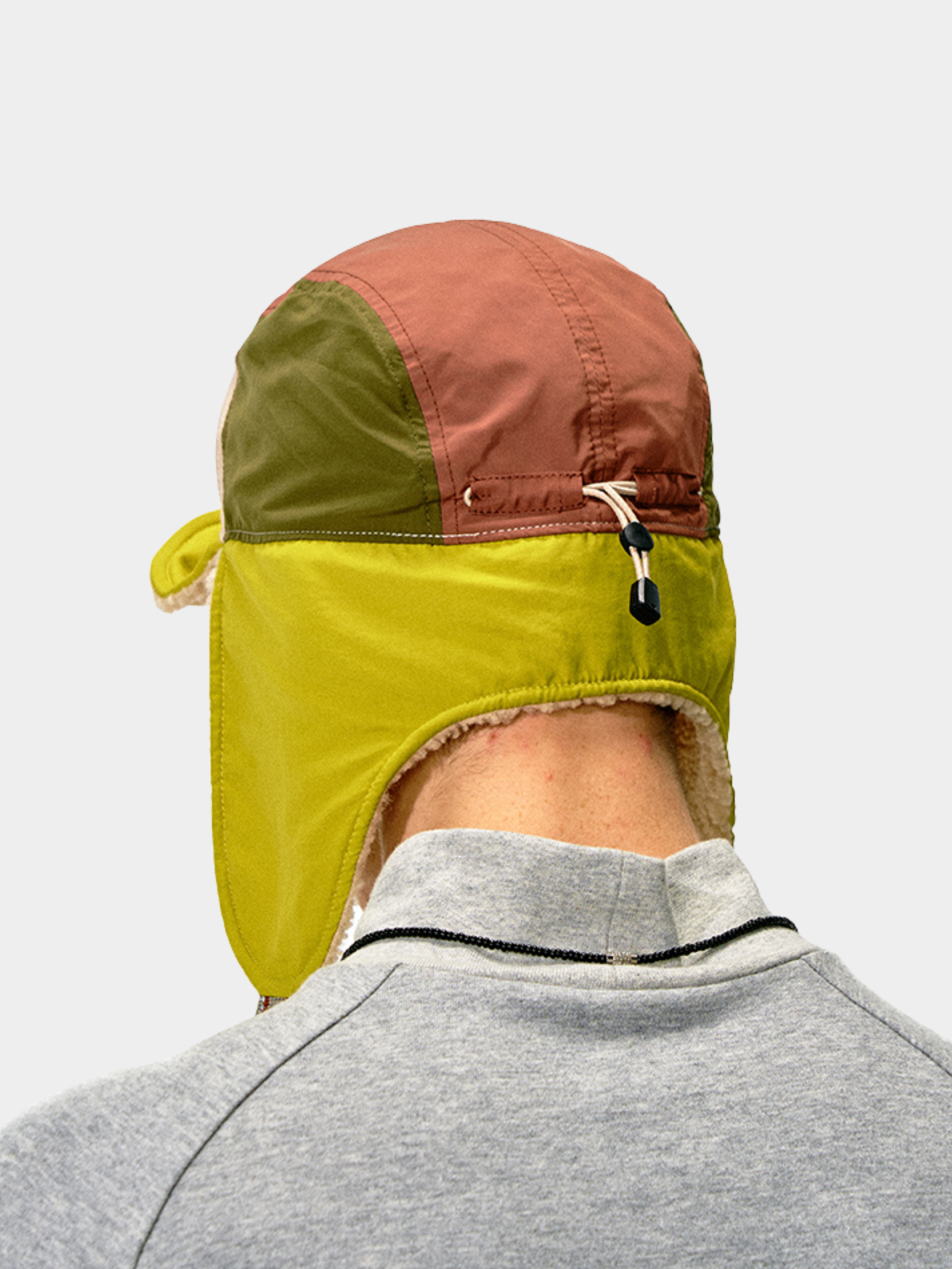 Moonlark - Colorblock Extra Warmth Sherpa-Lined Earflap Hat