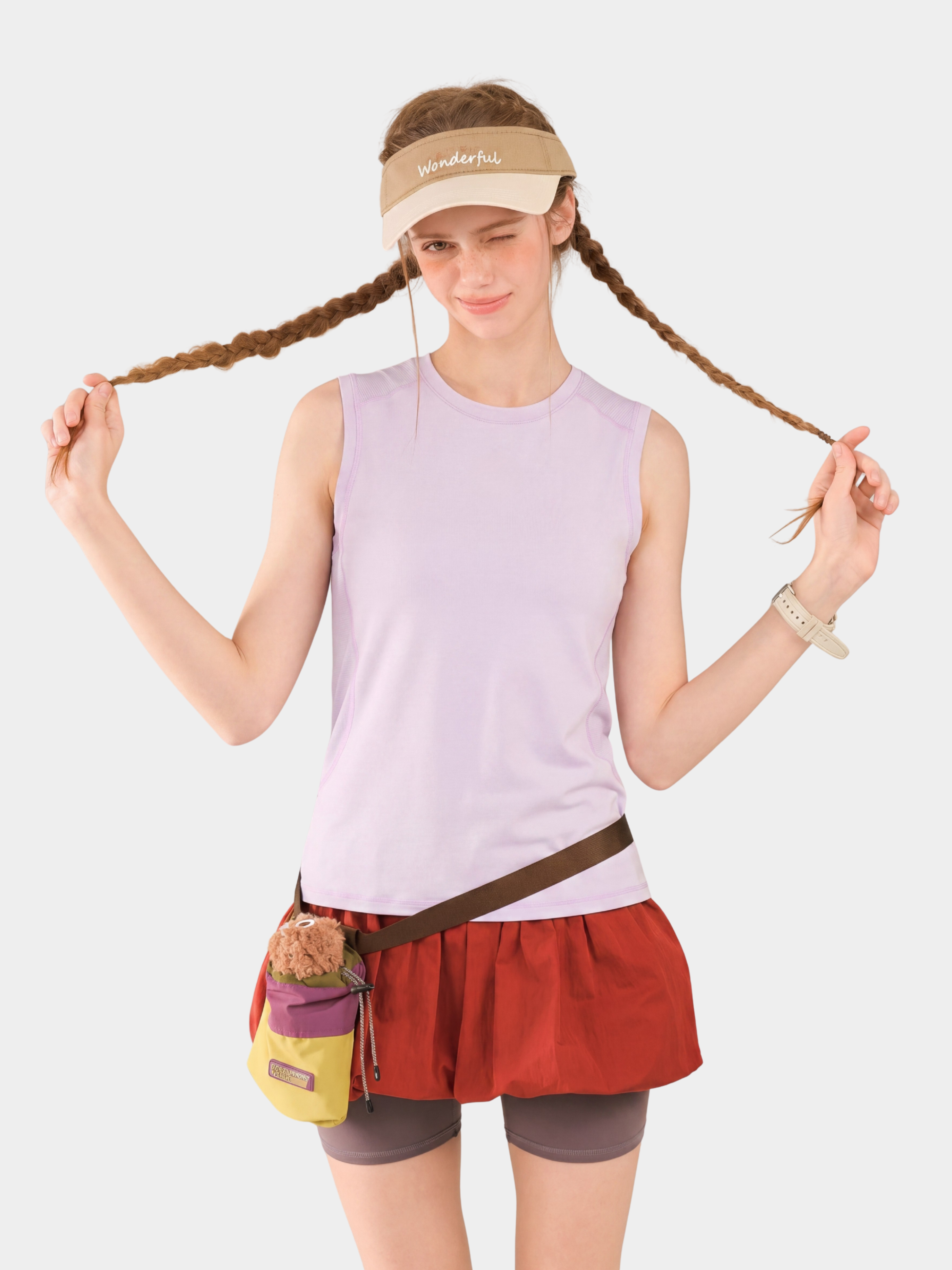 Ashvision - Women's Cooling Mesh Quick-Dry Performance Tank Top