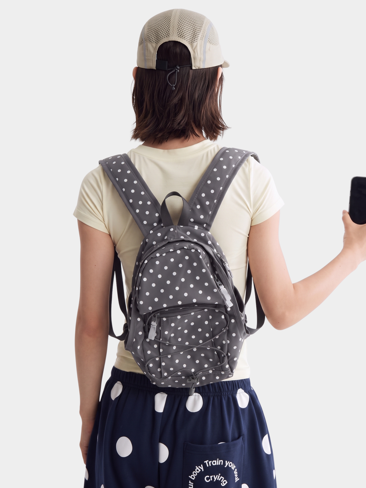 Glowline - Polka Dot Multi-Pocket Storage Backpack