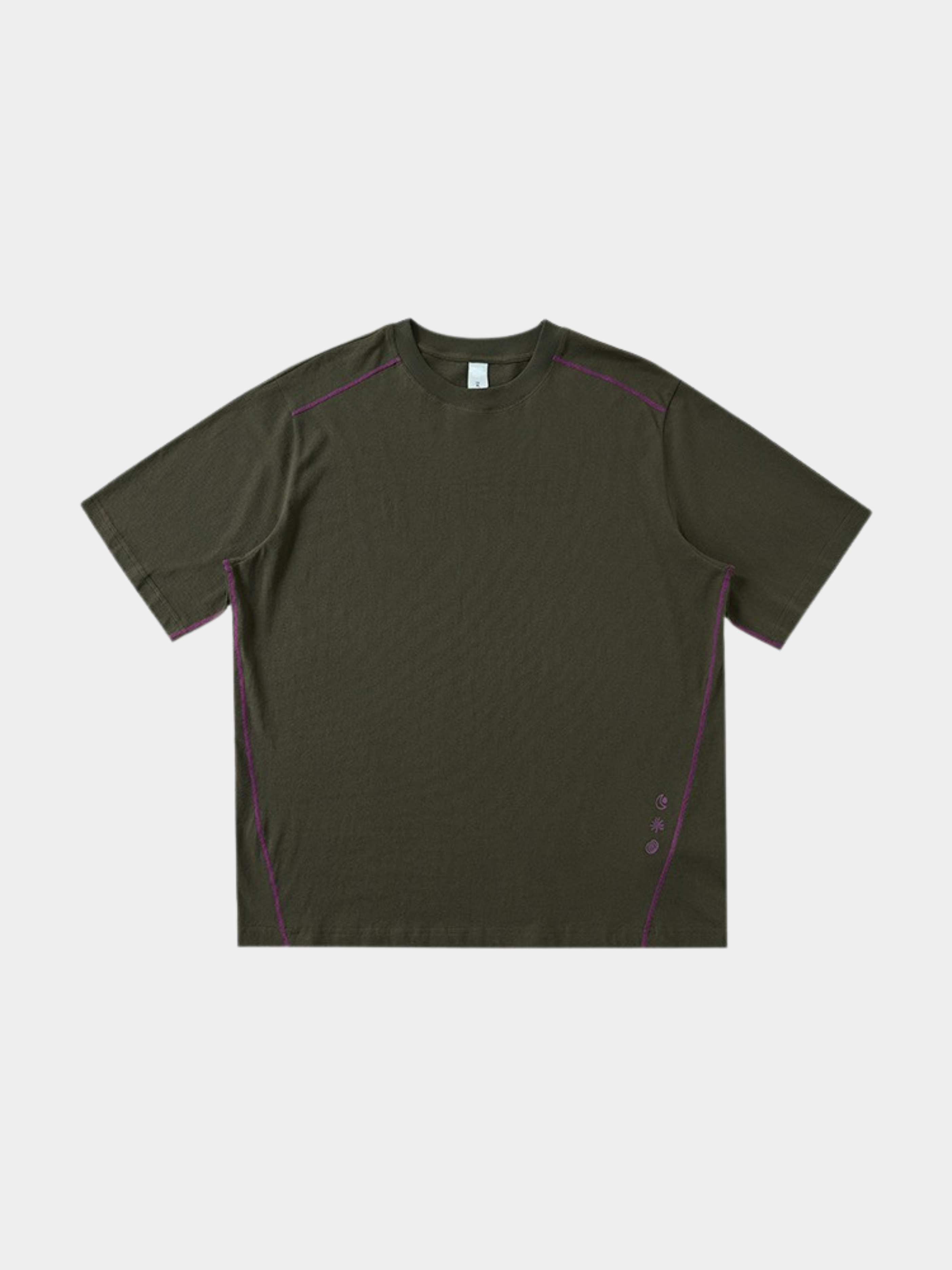 WildDash - Lightweight & Moisture-Absorbing Contrast Stitch Cotton T-Shirt