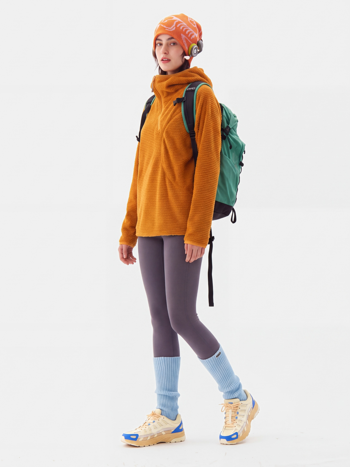 LiteMist - Lightweight Textured Fleece Half-Zip Sweatshirt