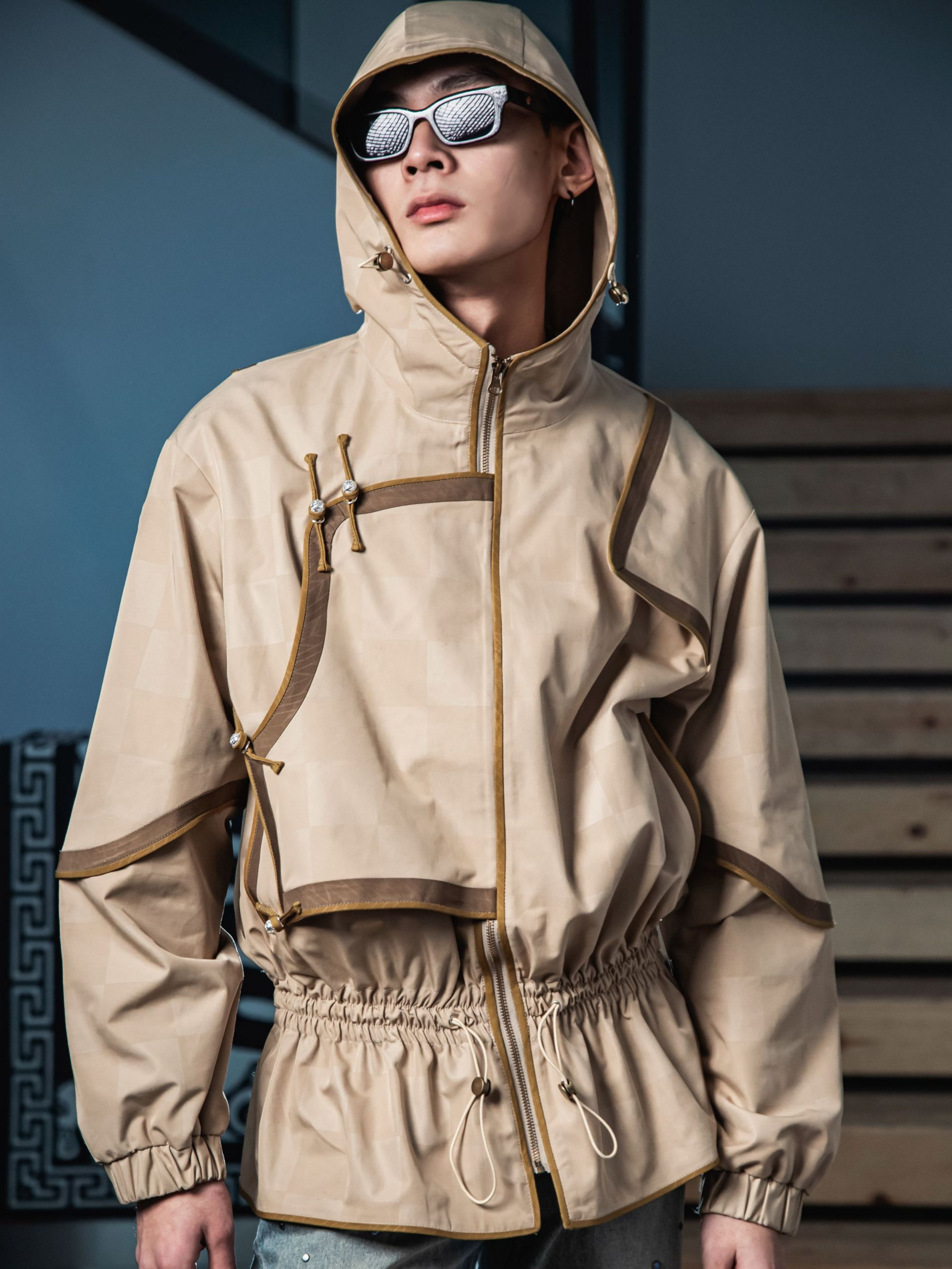 EchoDash - Unisex Softshell Hooded Windproof Lightweight Jacket