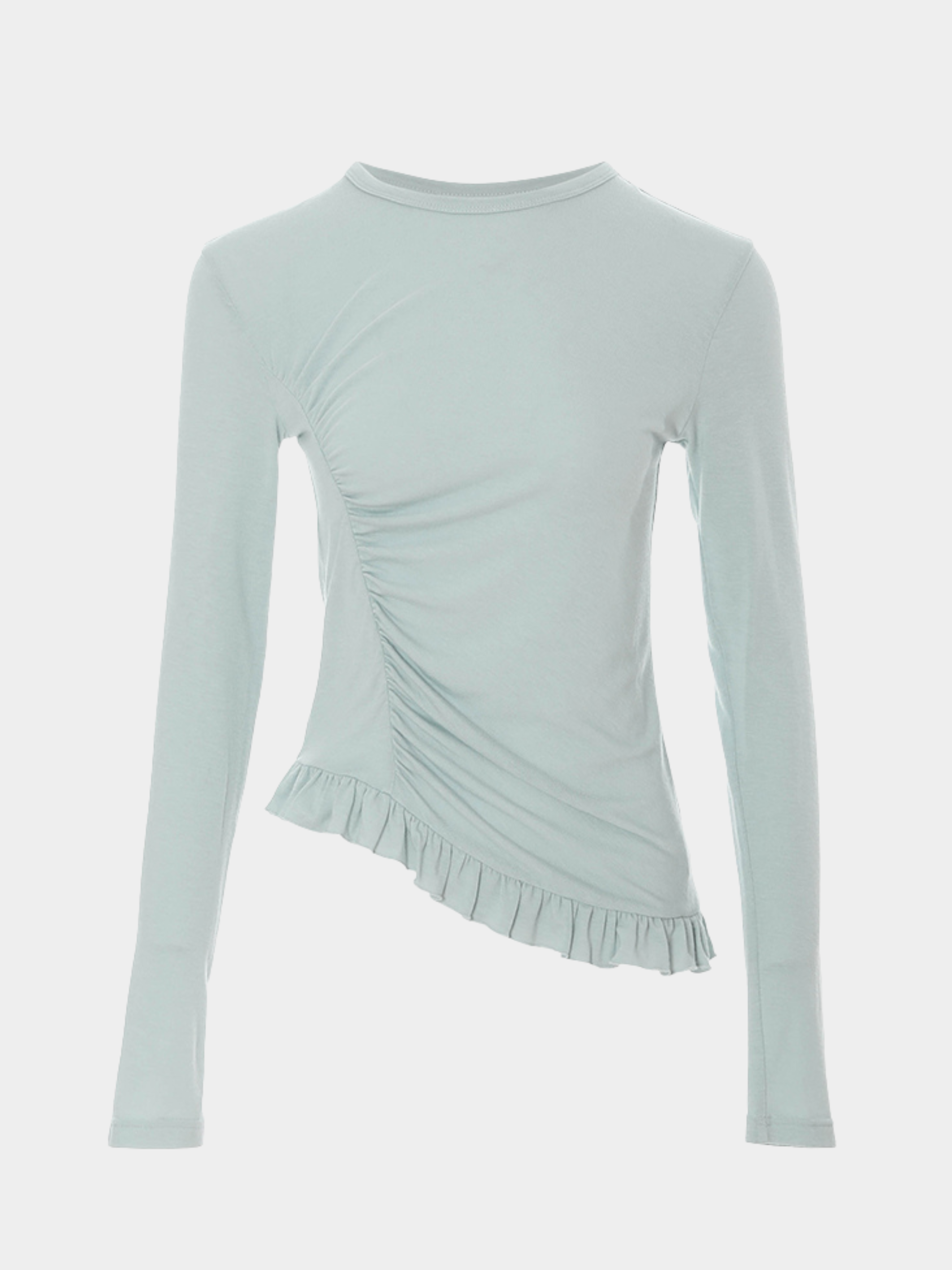 Ashbite - Women's French Ruffle Trim Base Layer Top