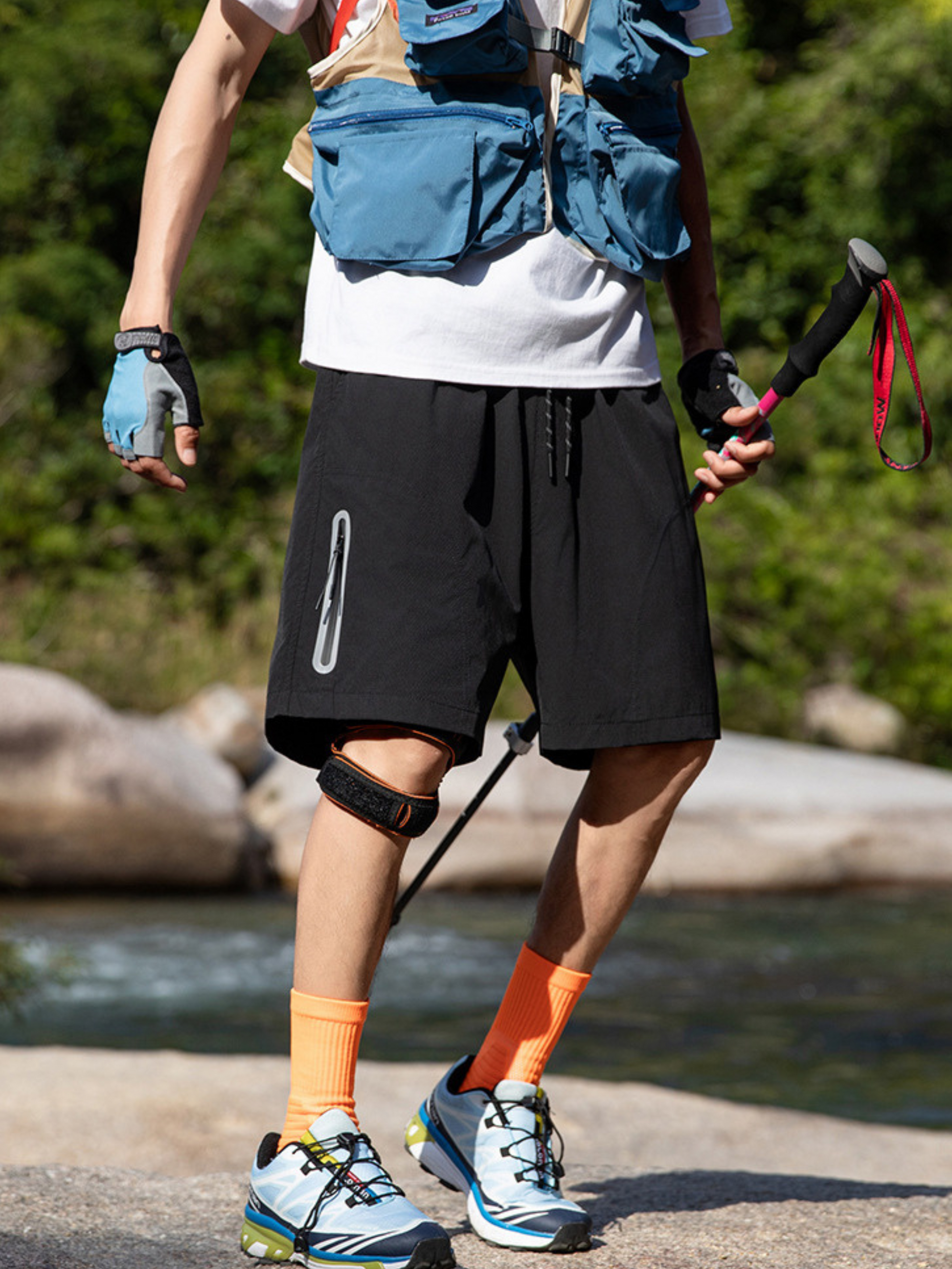 BaseChair - Men's Packable Breathable Lightweight 5-Inch Shorts GONGGAR SPORTS