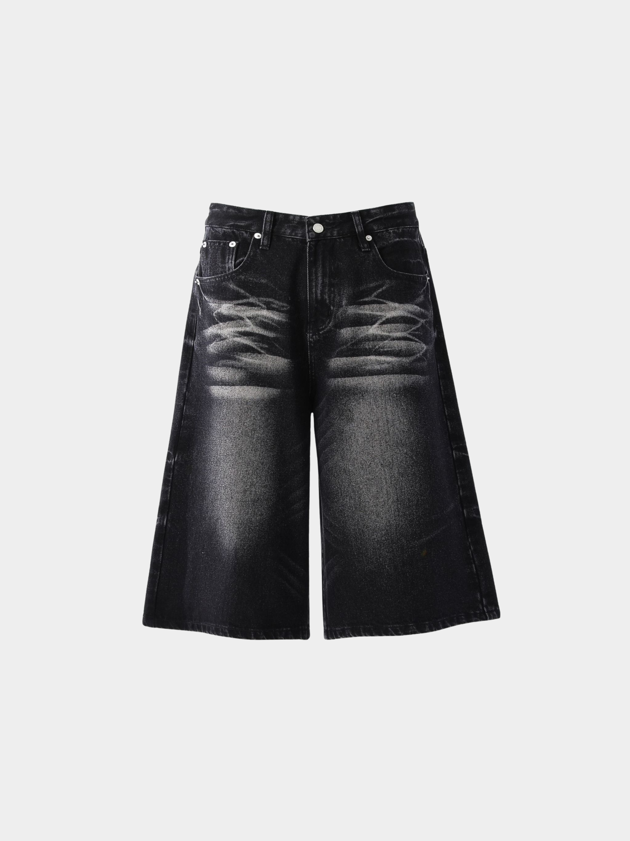 BaseWrap - Men's Straight-Leg Denim Shorts GONGGAR SPORTS