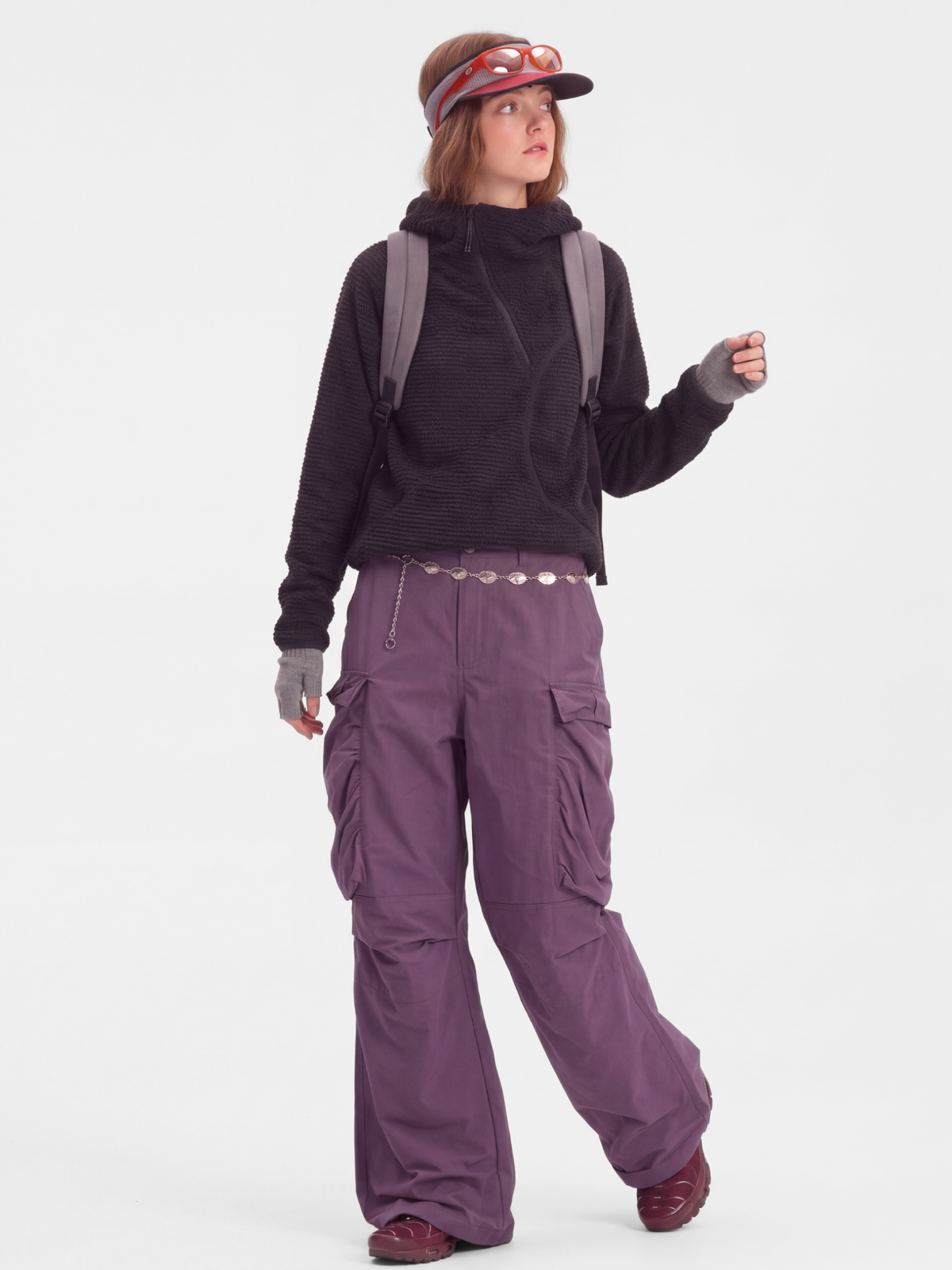 DualSway - Unisex Breathable Large Pockets Wide-Leg Cargo Pants
