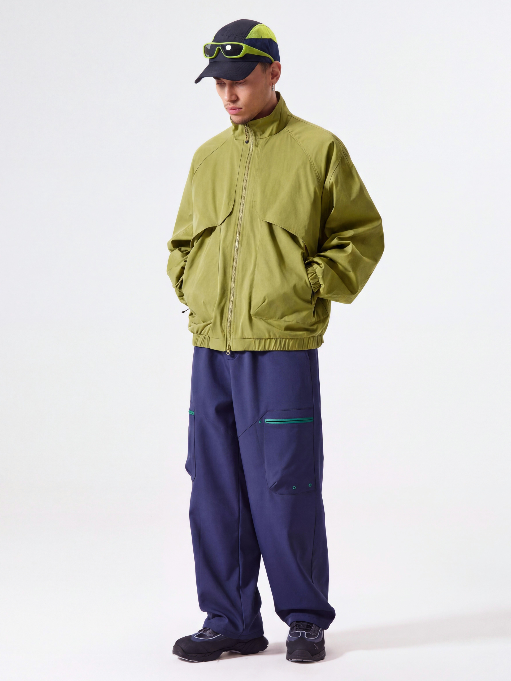 SkyVeil - Lightweight Water-Repellent Stand Collar Jacket