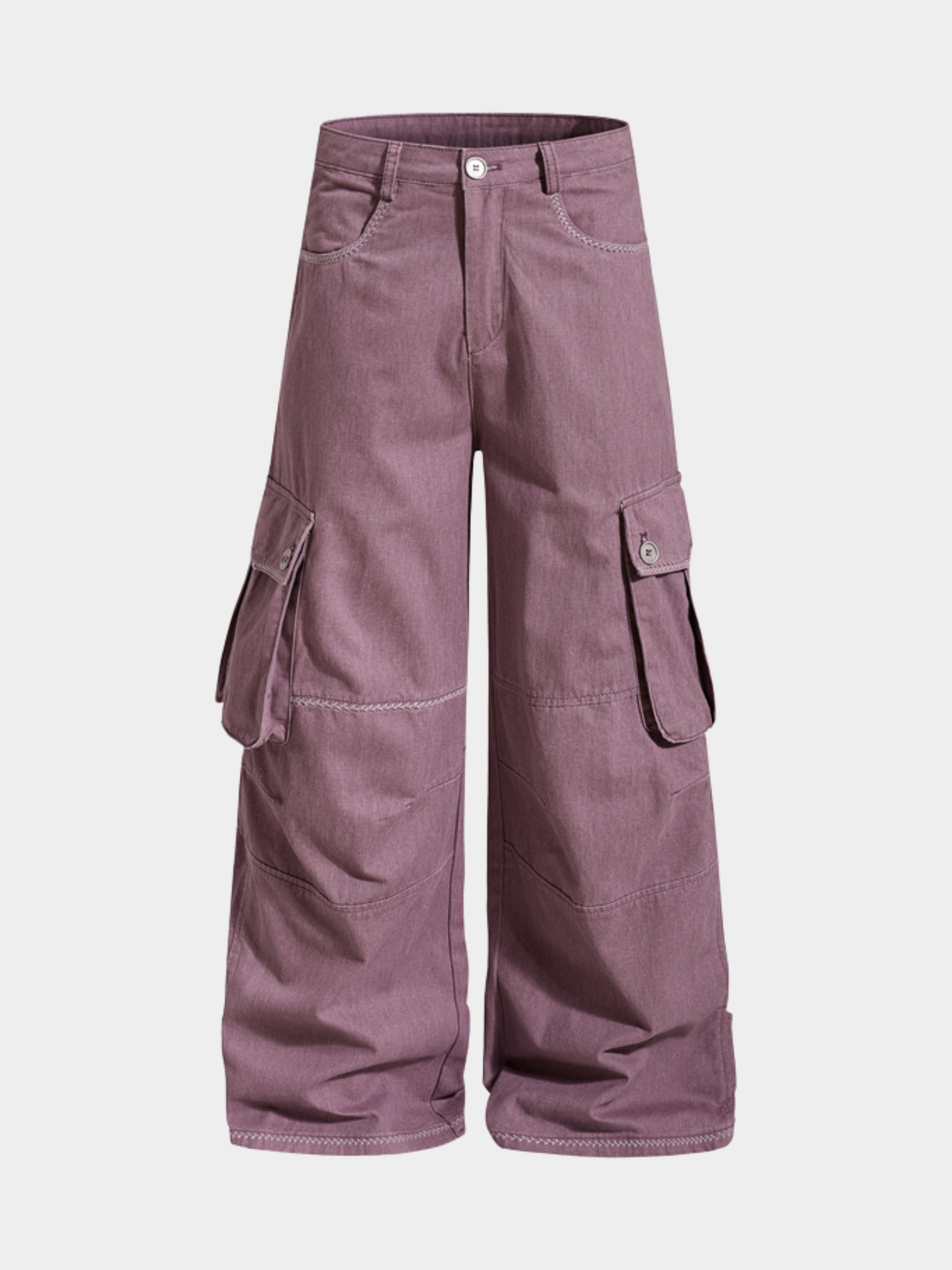 ThornView - Women's Multi-Pocket Washed Cargo Pants