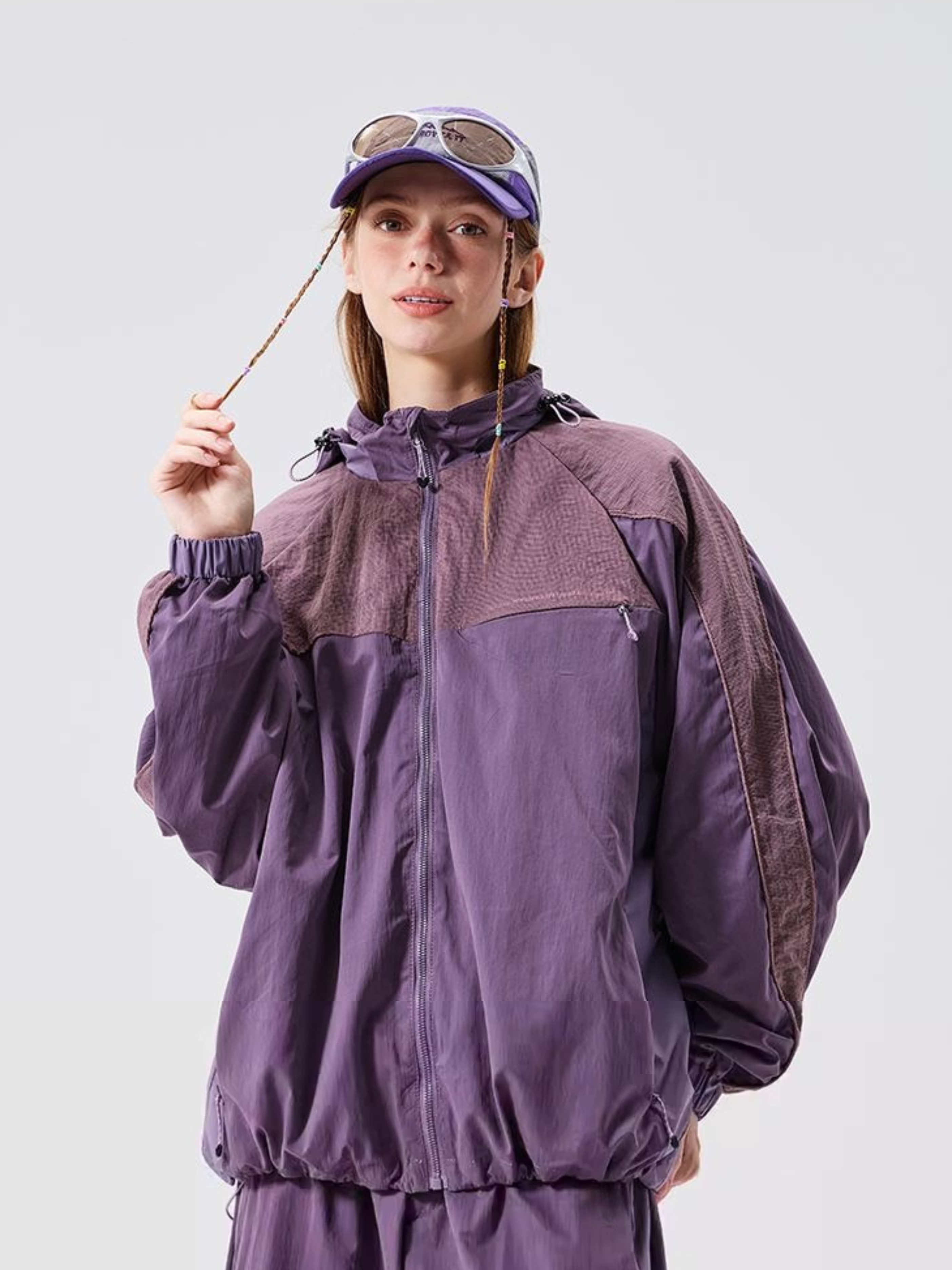Trailmark - Colorblock Hooded Windbreaker Jacket