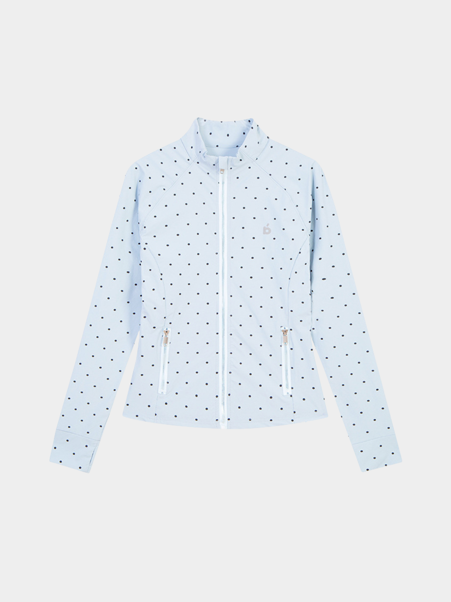 PolkaVeil - Women's UPF 50+ Polka Dot Fitted Sun Protection Jacket