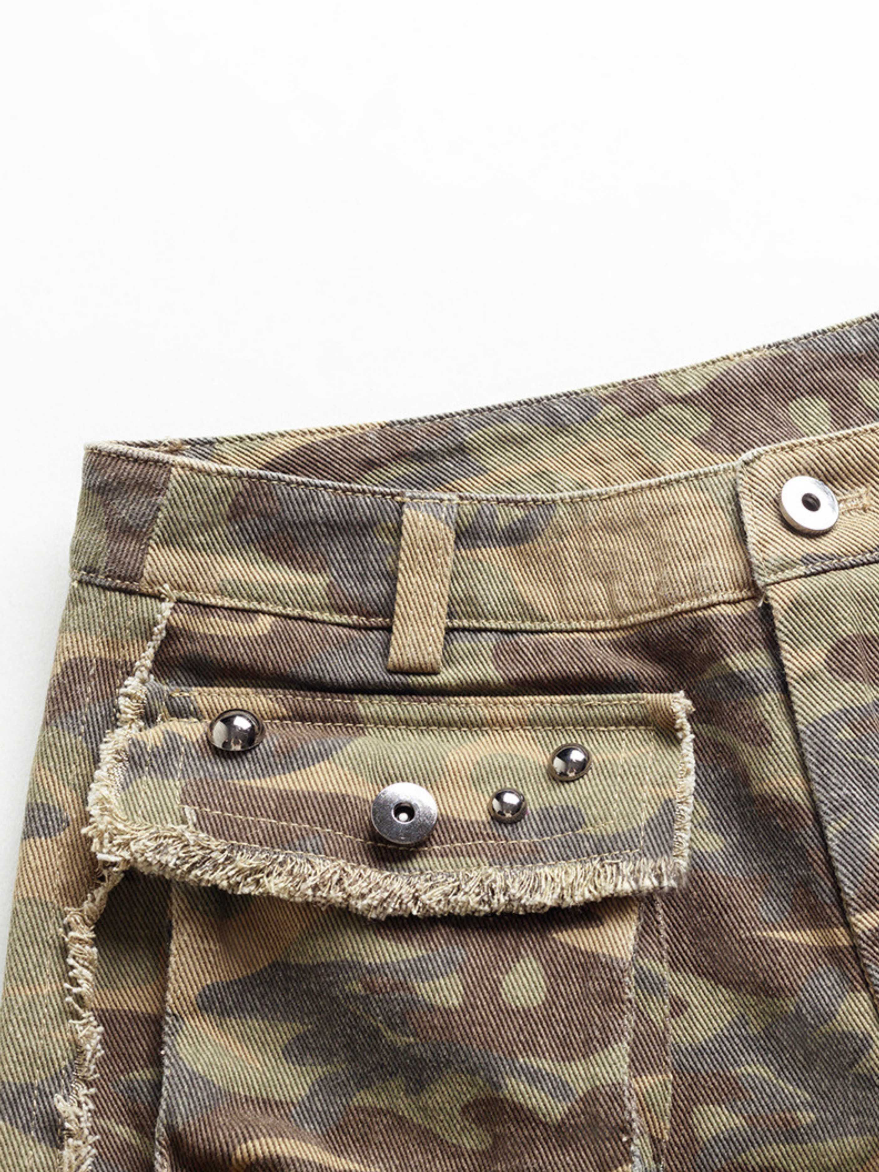 GlideBag - Men's Camo Flare Denim Pants GONGGAR SPORTS