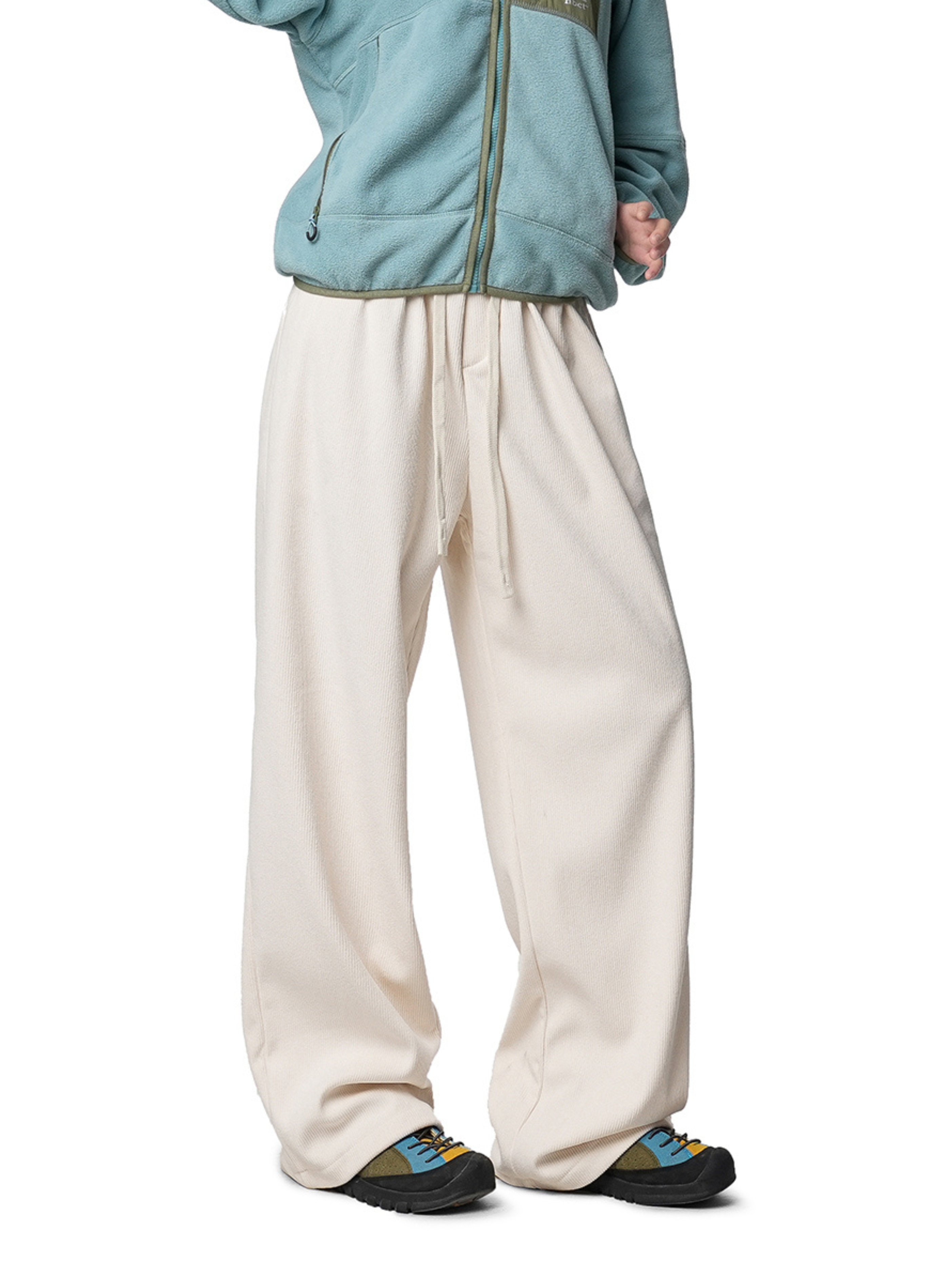 Shadewood - Women's Loose-Fit Corduroy Straight Pants