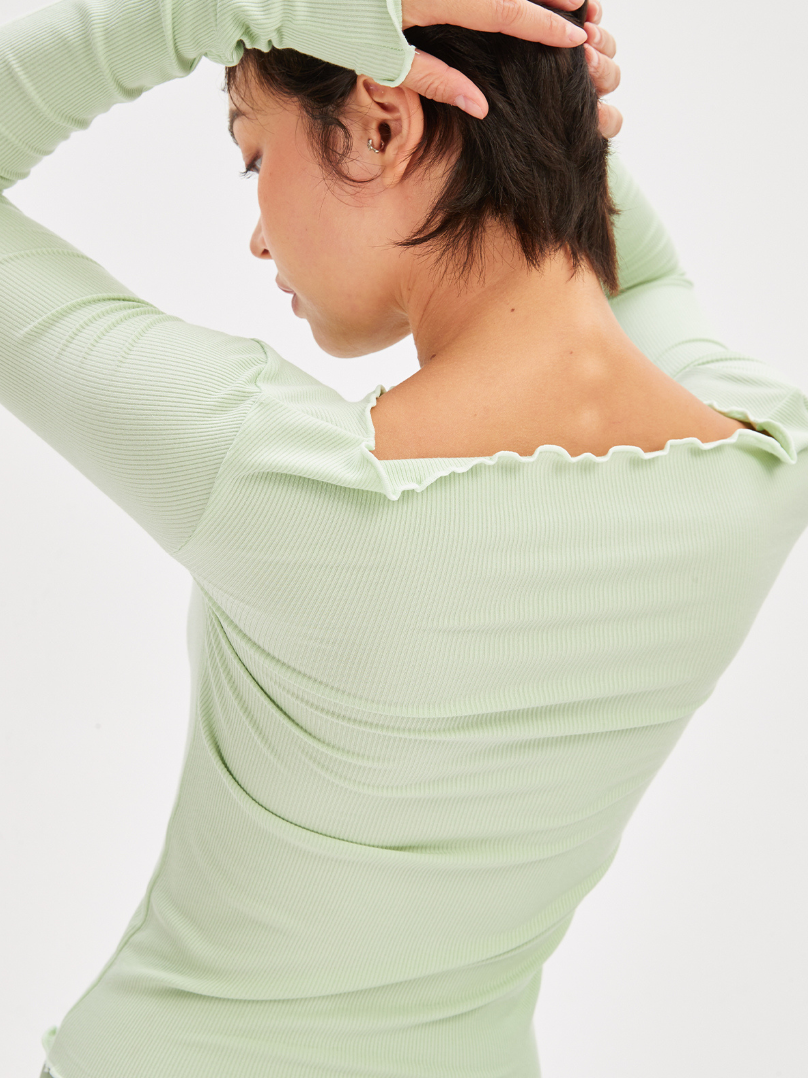 Boulderlight - Women's Slim-Fit Tencel Ribbed Yoga Top