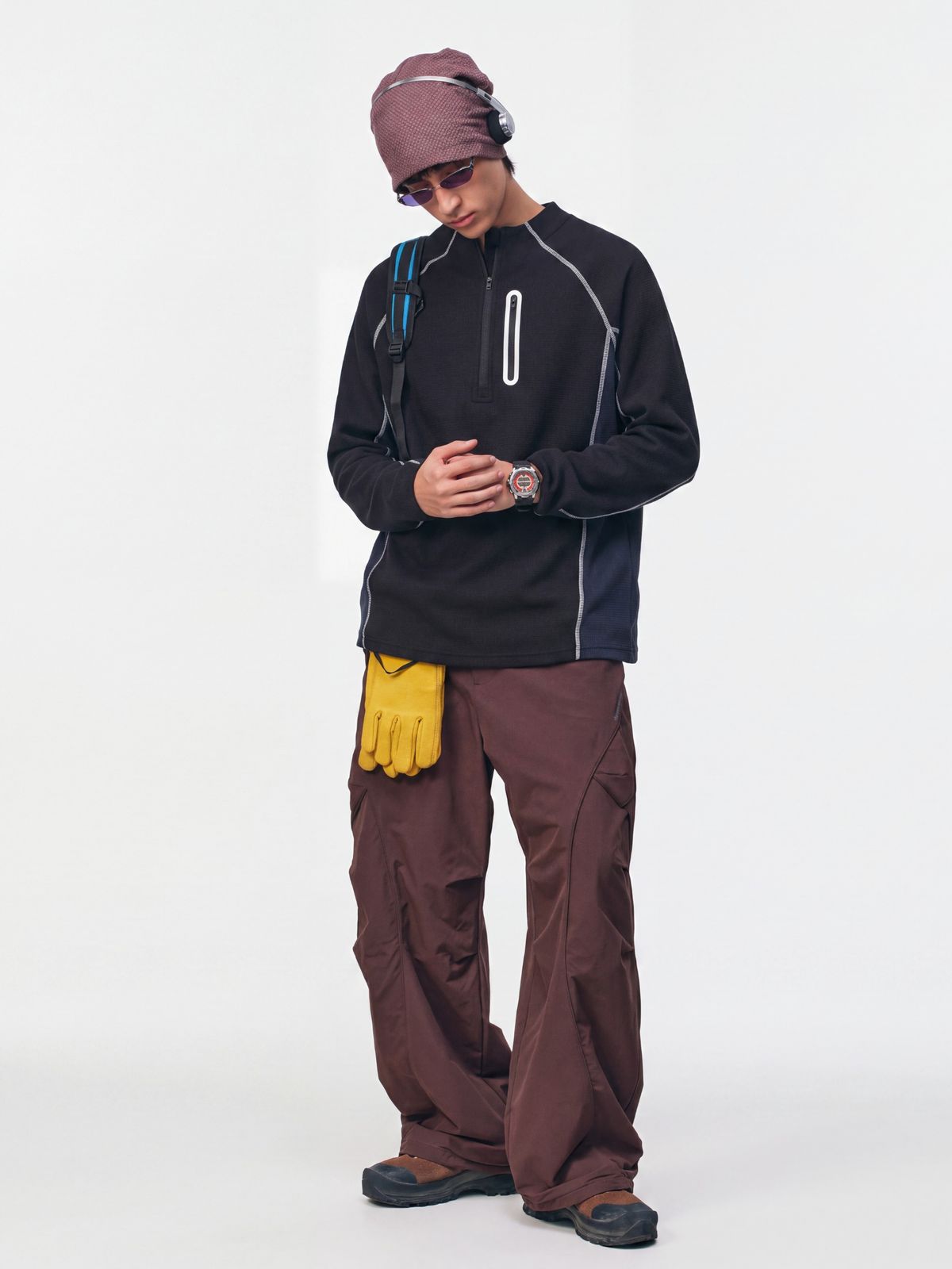 PleatHush - Men's Quick-Dry Breathable Antibacterial Sweatshirt