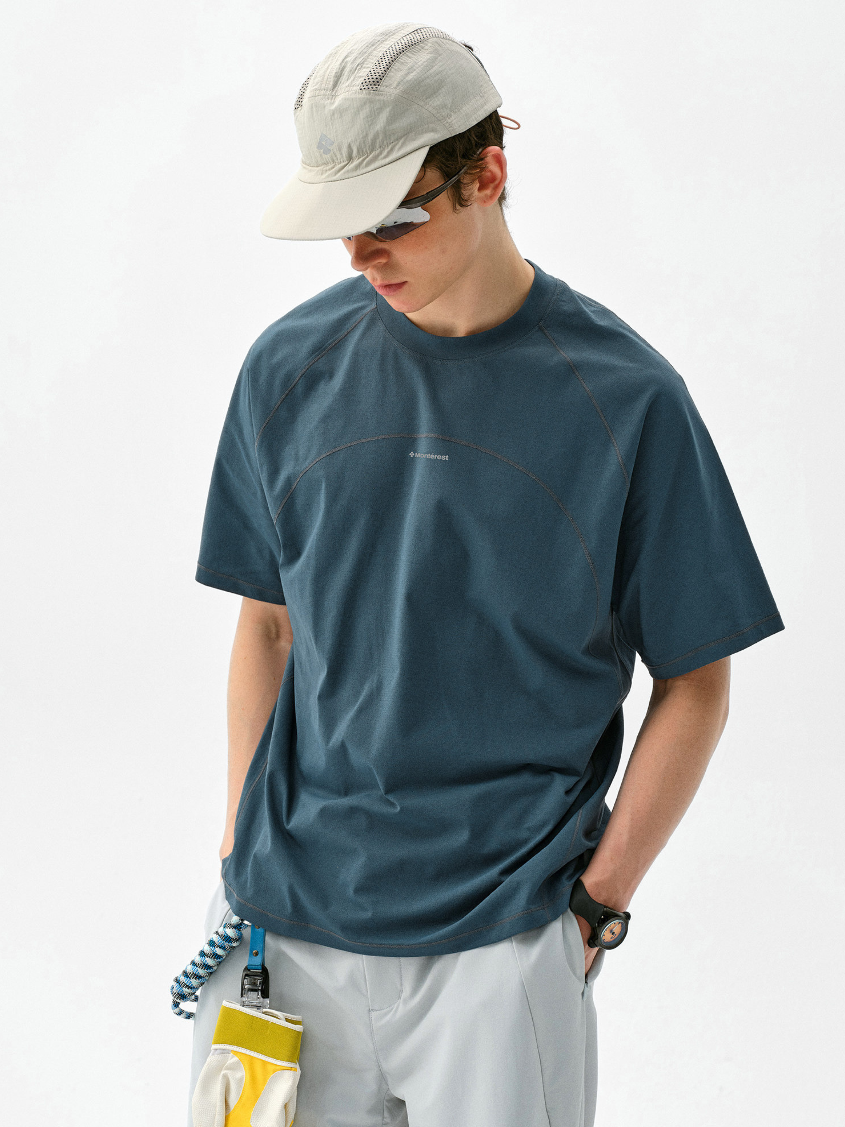 Emberreach - UPF50+ Moisture-Wicking Antibacterial Crewneck T-Shirt