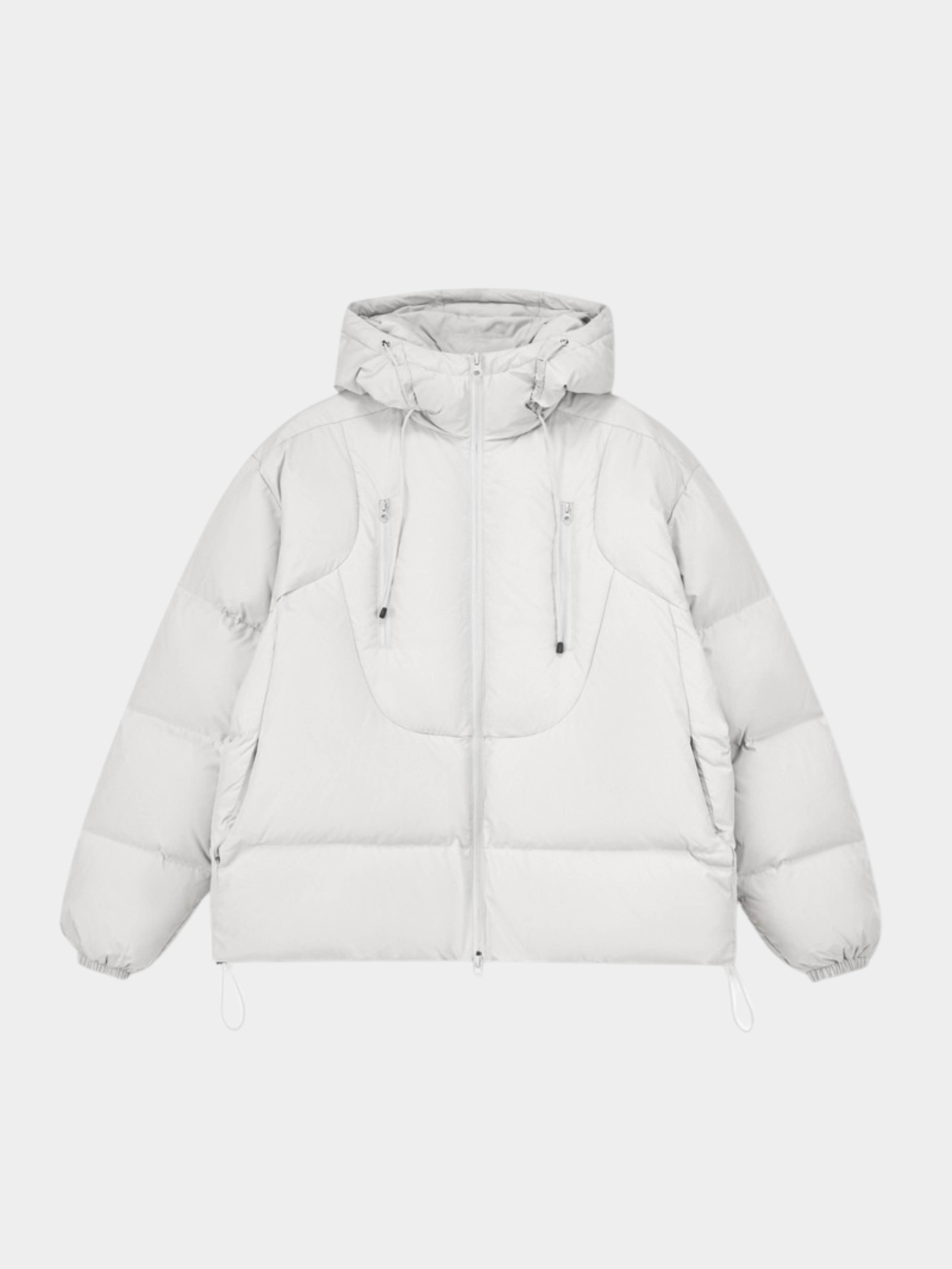 Emberfrost - Unisex 90% White Duck Down Dual-Zip Hooded Jacket