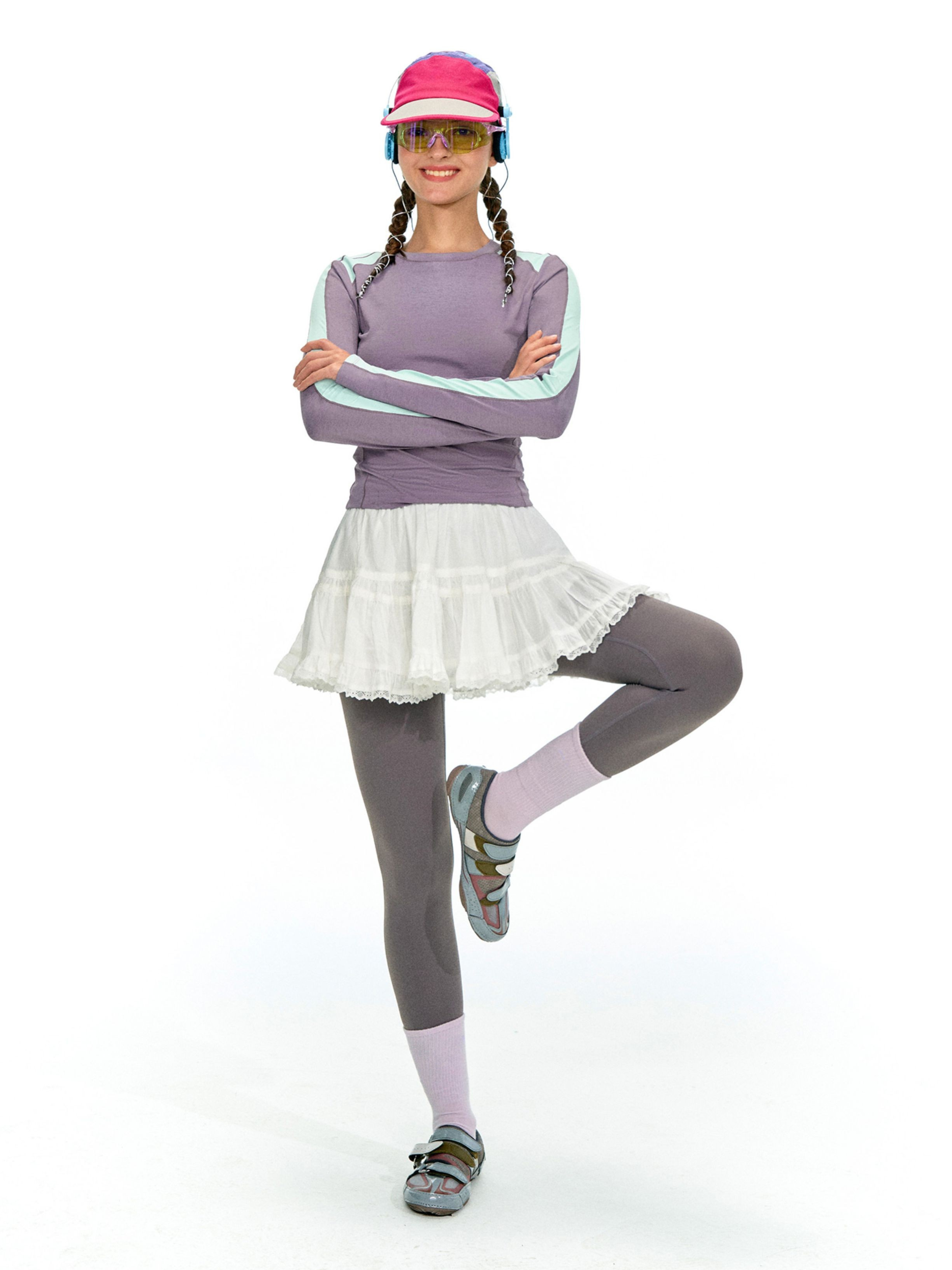 Moonfire - Moisture-Wicking Colorblock Fitted Base Layer Top