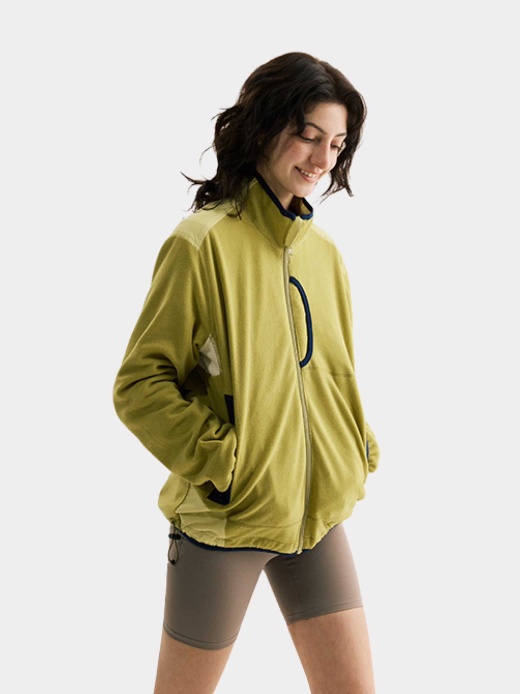 GlowStick - Unisex Reversible Fleece Cycling Jacket GONGGAR SPORTS