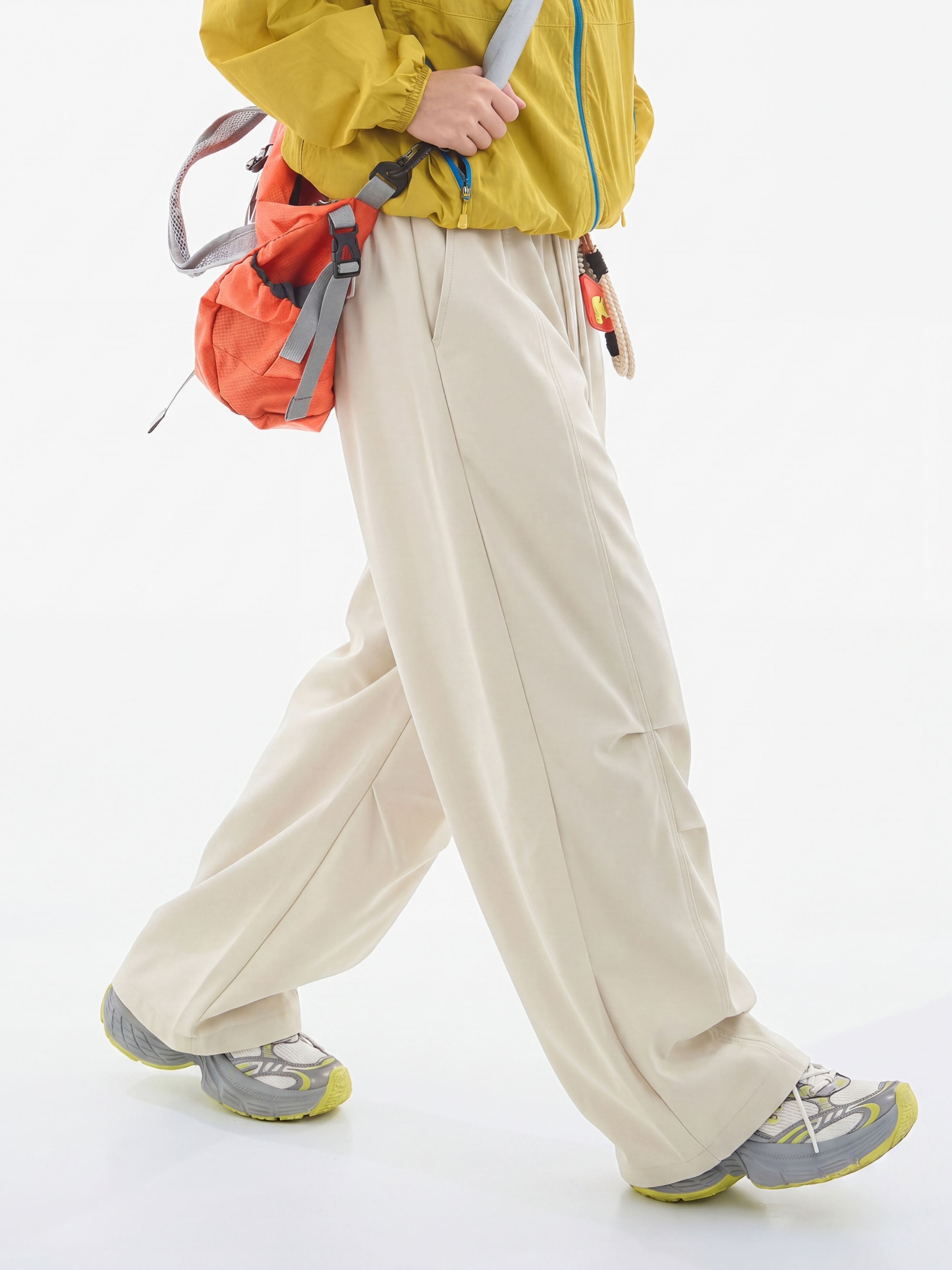 FoxPeak - Unisex Lightweight Pleated Paratrooper Pants