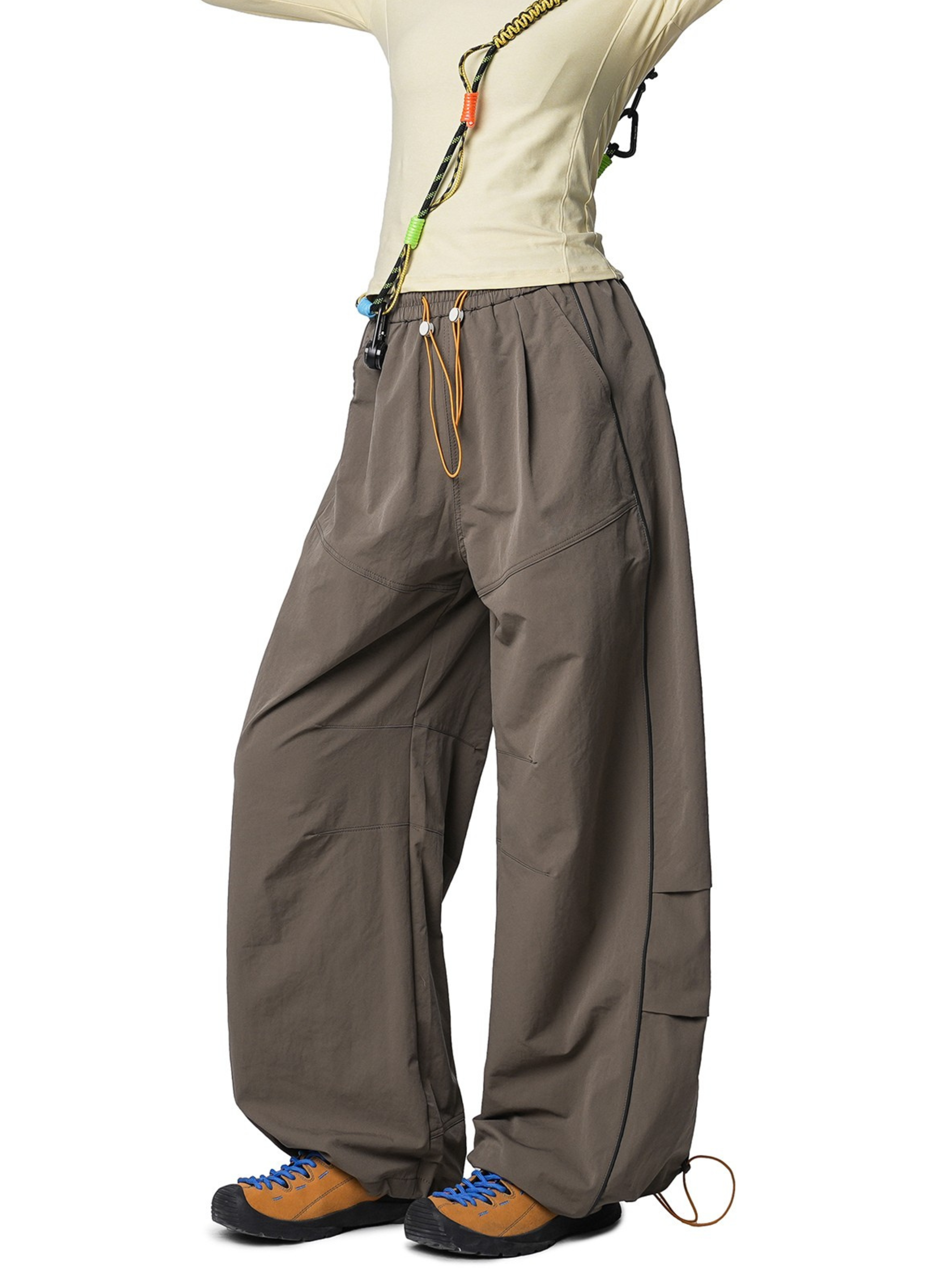 Earthtrail - Women's Straight-Leg Wide Cargo Paratrooper Pants