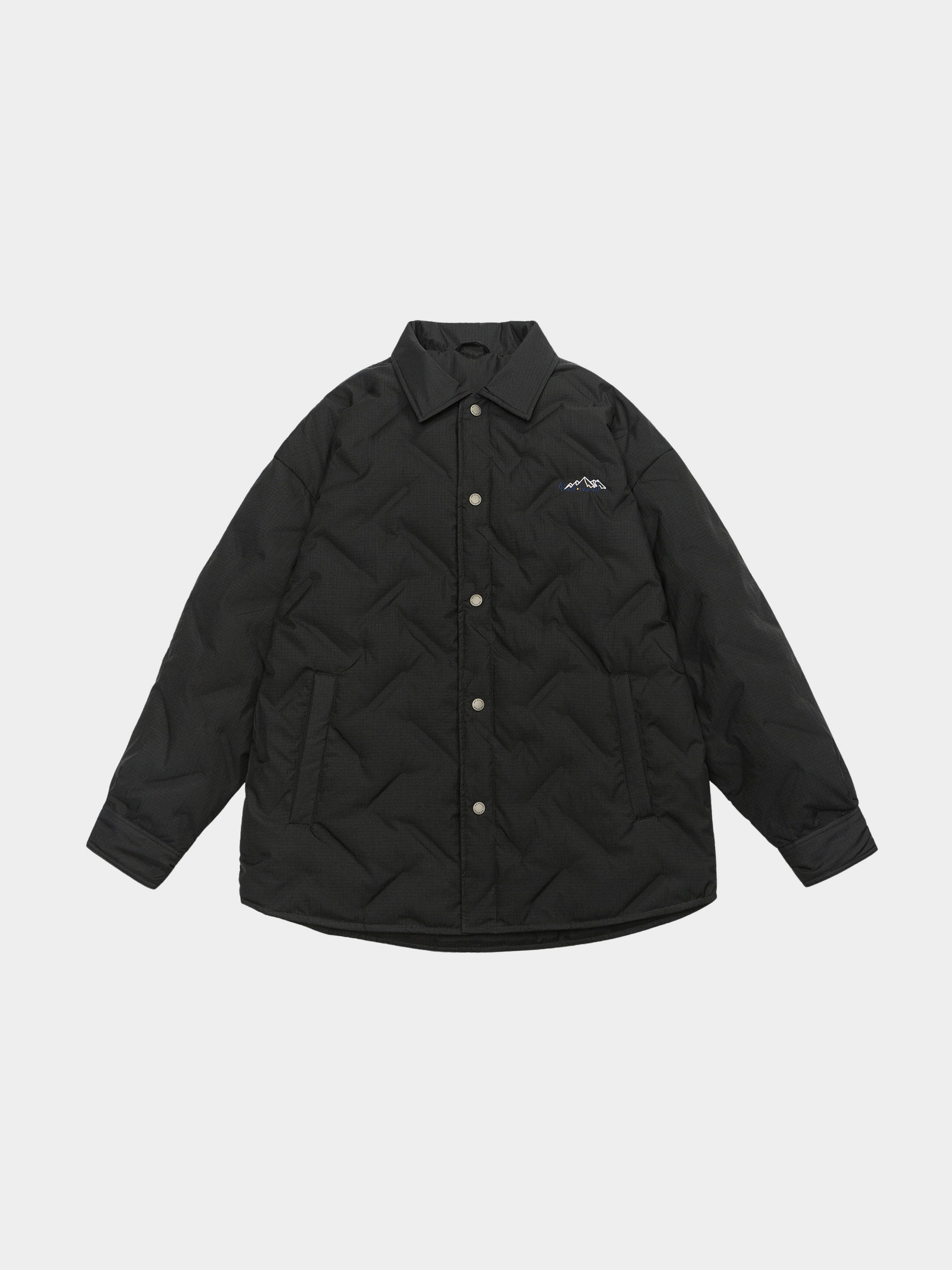 BluffStep - 90% White Duck Down Checkered Down Jacket GONGGAR SPORTS