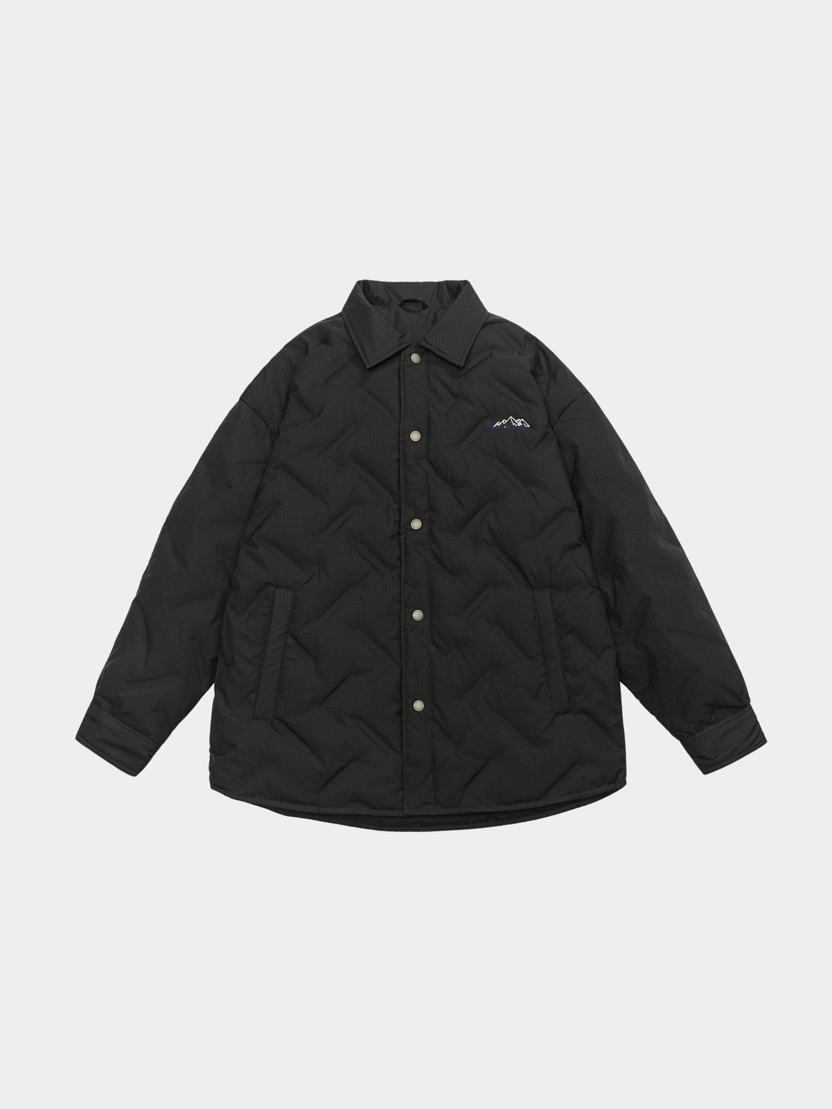 BluffStep - 90% White Duck Down Checkered Down Jacket GONGGAR SPORTS