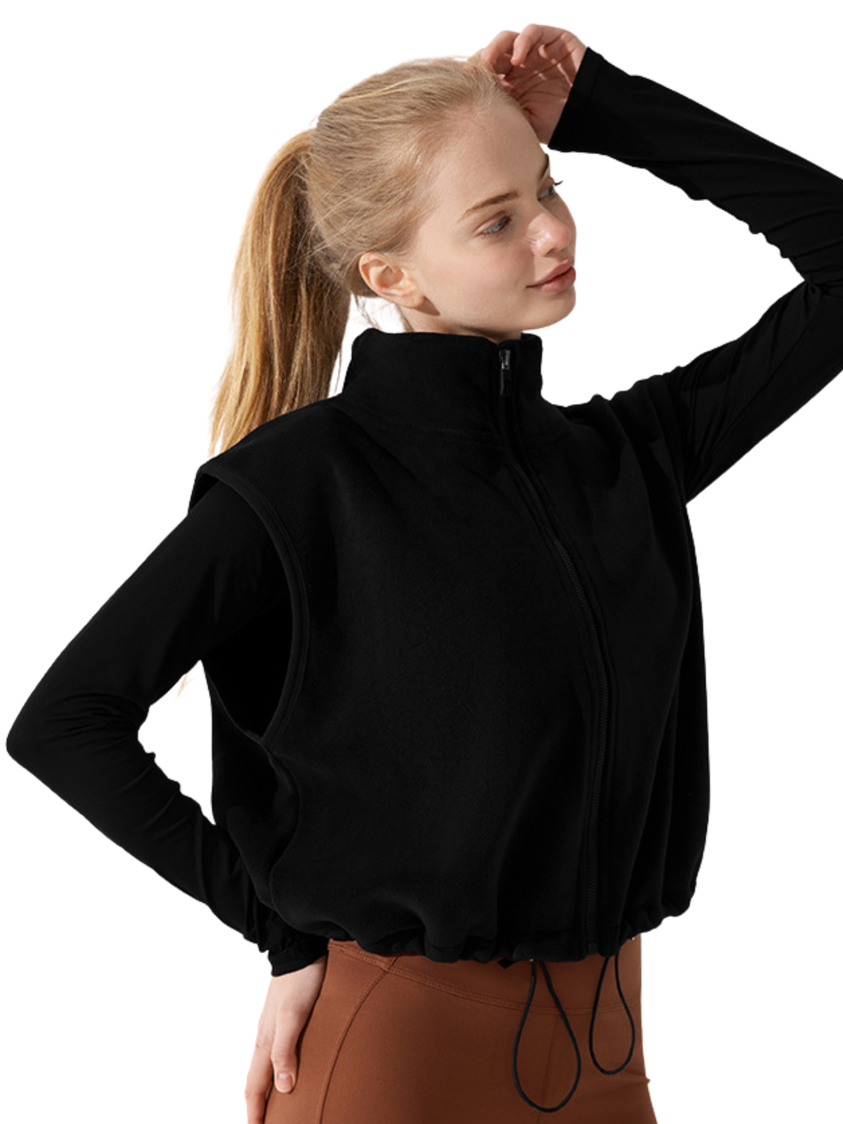 Froststone - Women's Fleece Stand Collar Thermal Vest