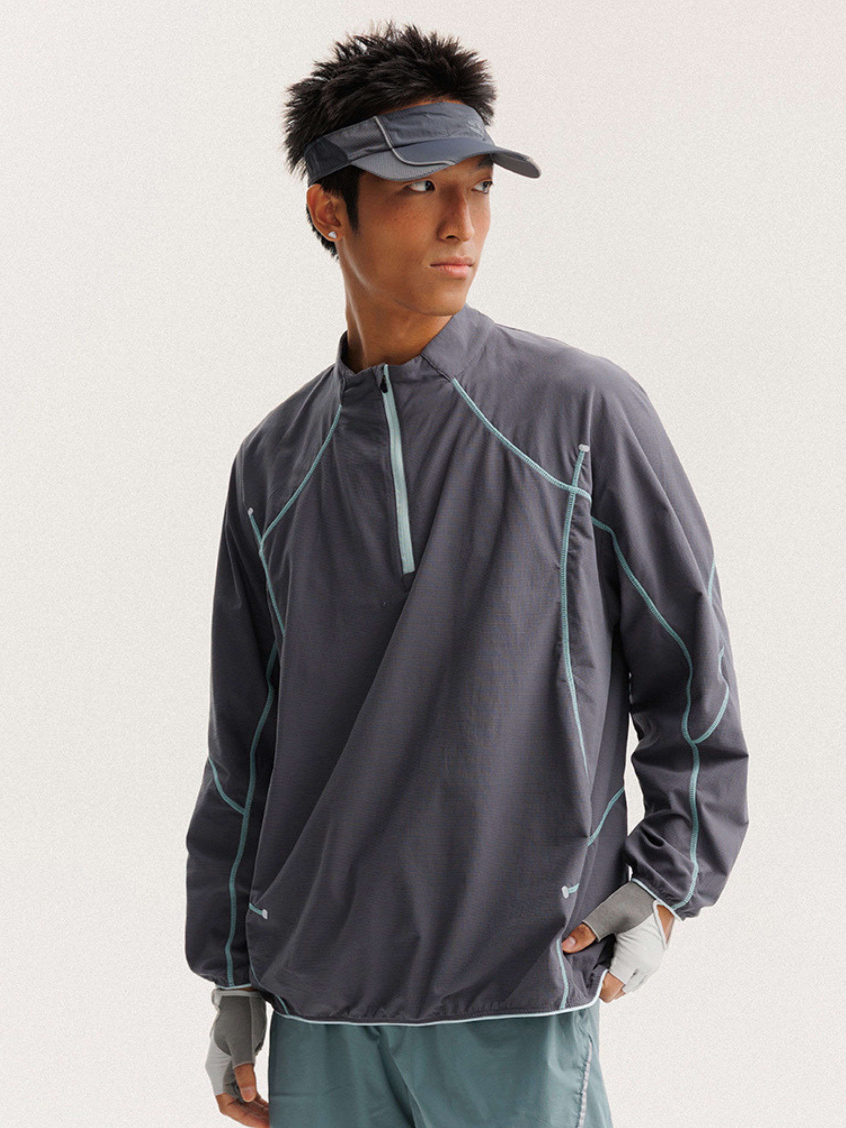 Ironthorn - Lightweight Quick-Dry Half-Zip Long Sleeve Tee