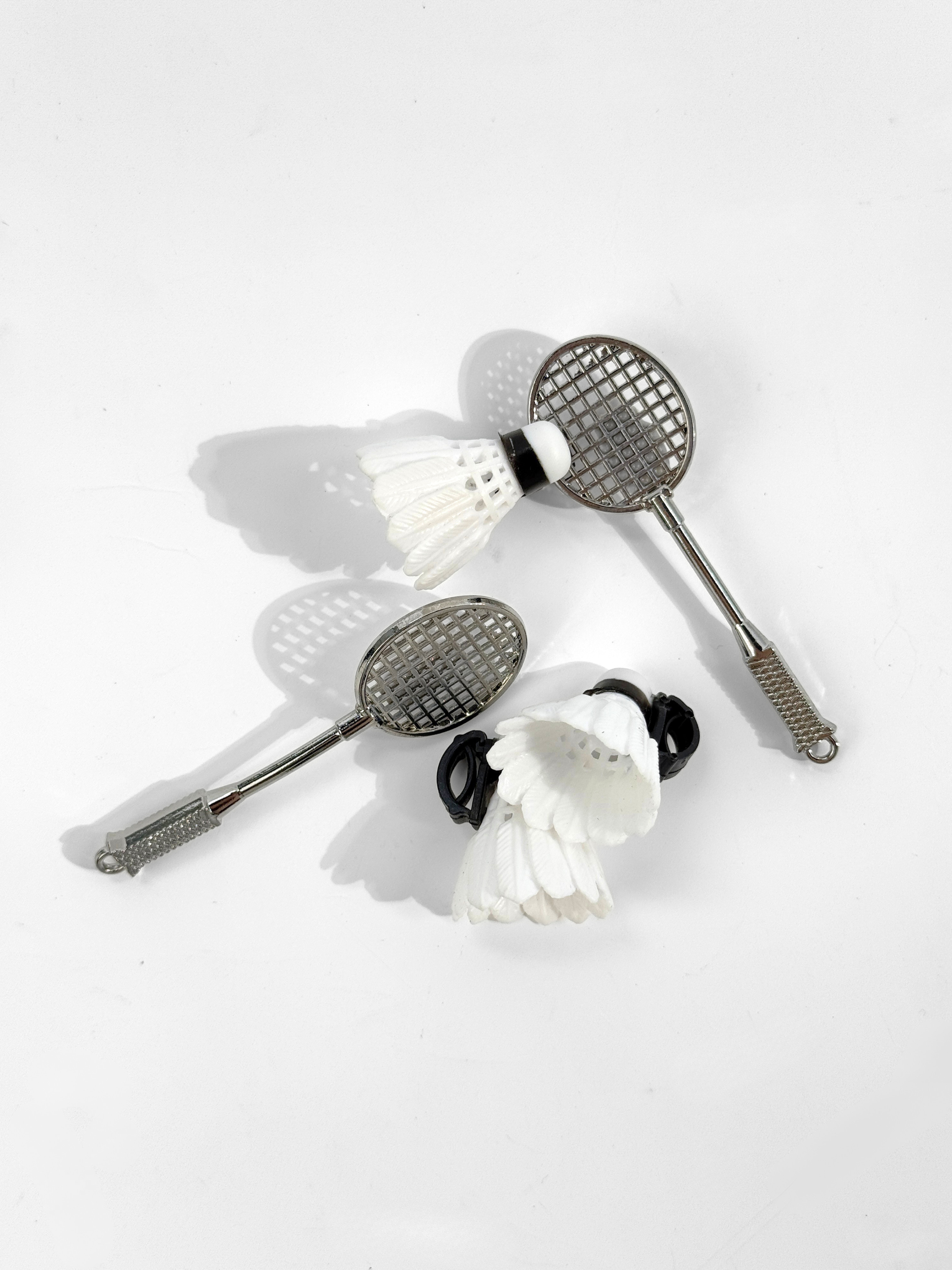SculptSway - 3D Badminton Shuttlecock Shoelace Charm