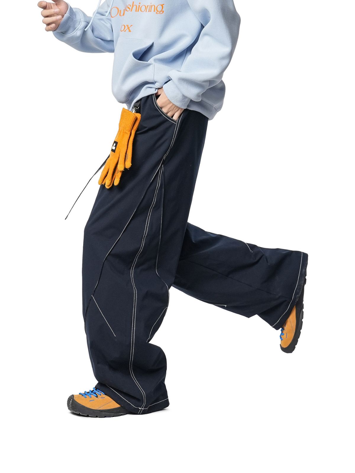 Cragstep - 90% Duck Down Deconstructed Straight-Leg Puffer Pants