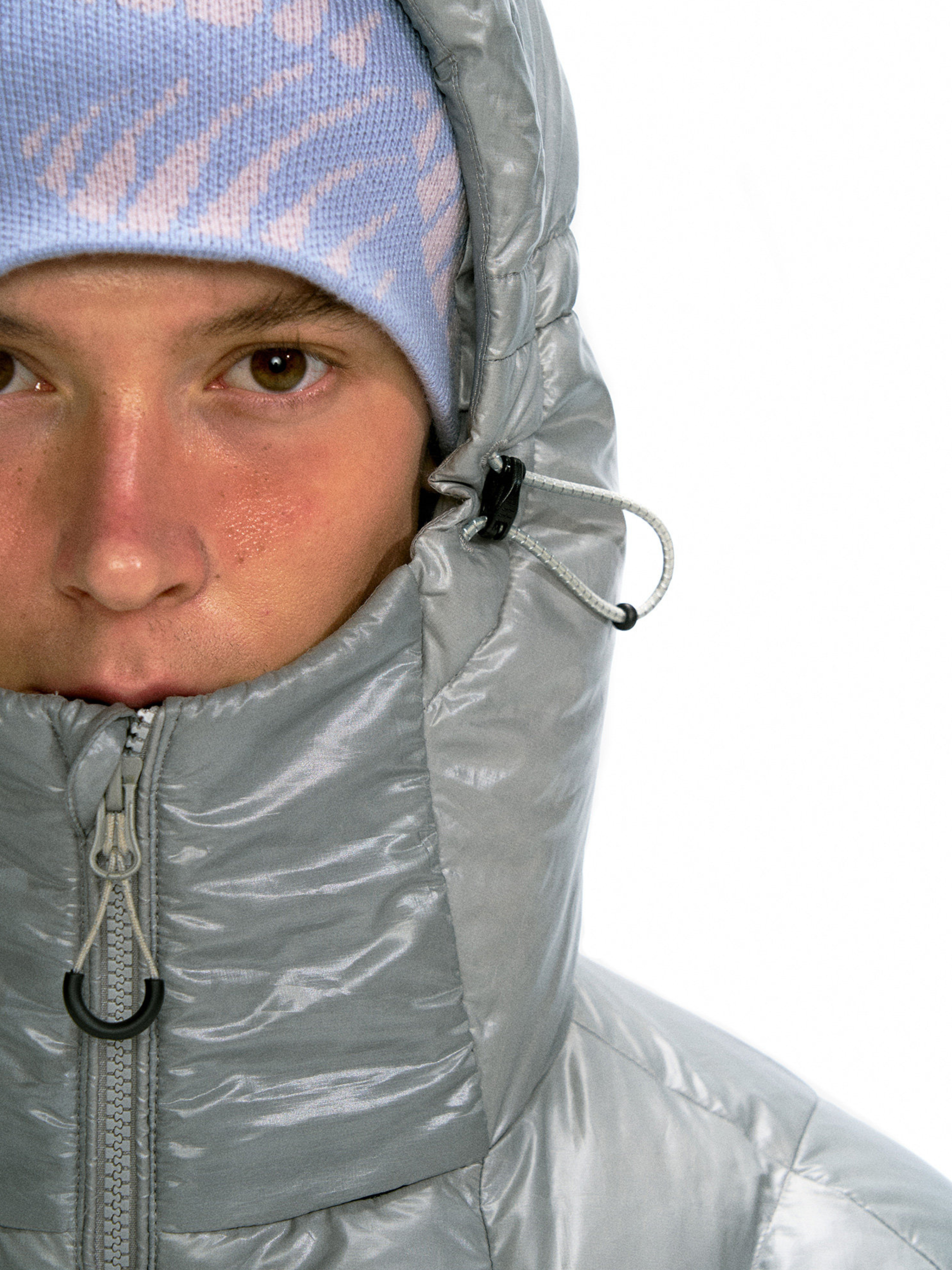 CampClip - Men's 90% White Duck Down Detachable Goggle Mask Jacket