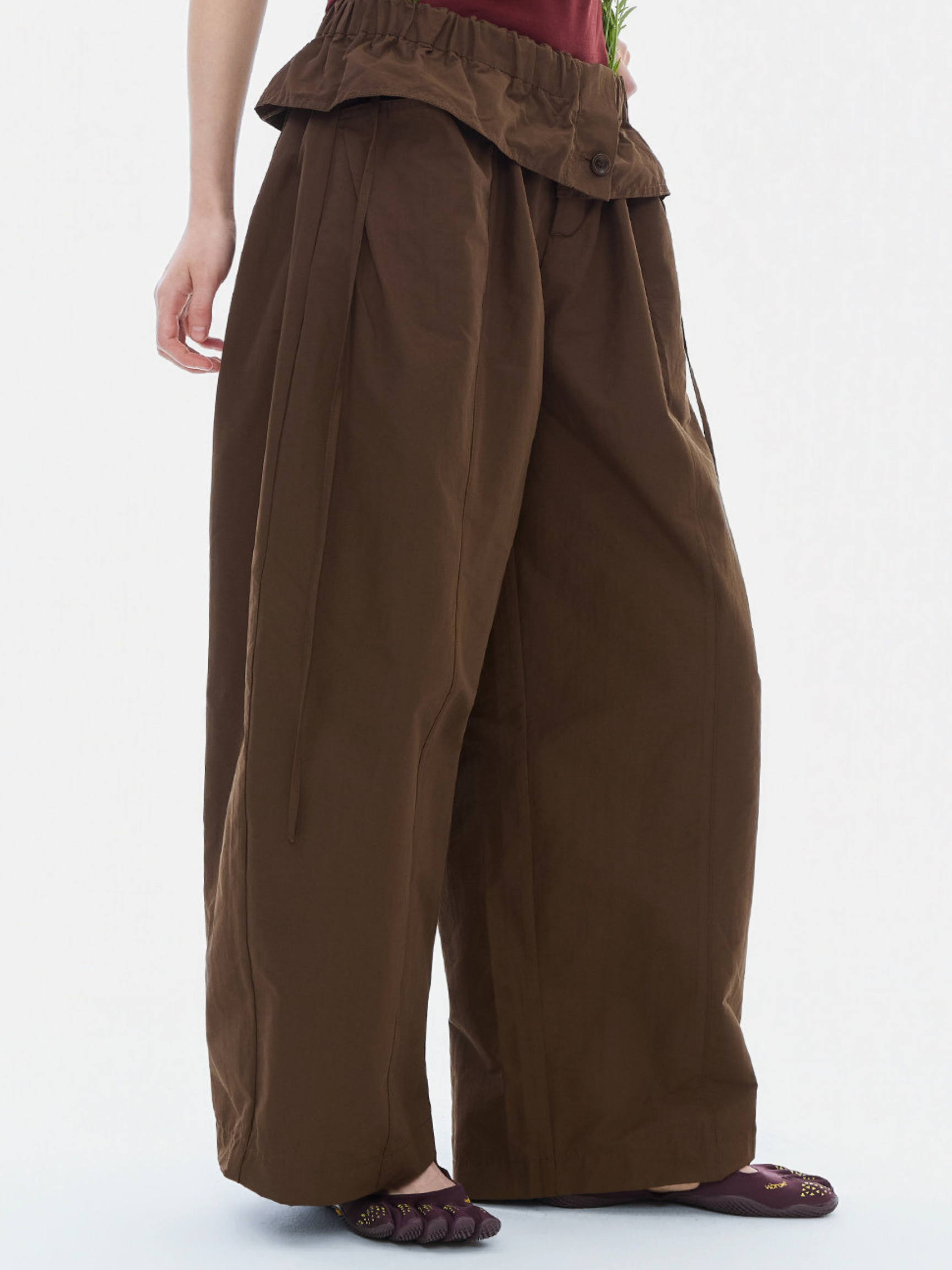 Stillness - Women's Paperbag Waist Balloon Pants