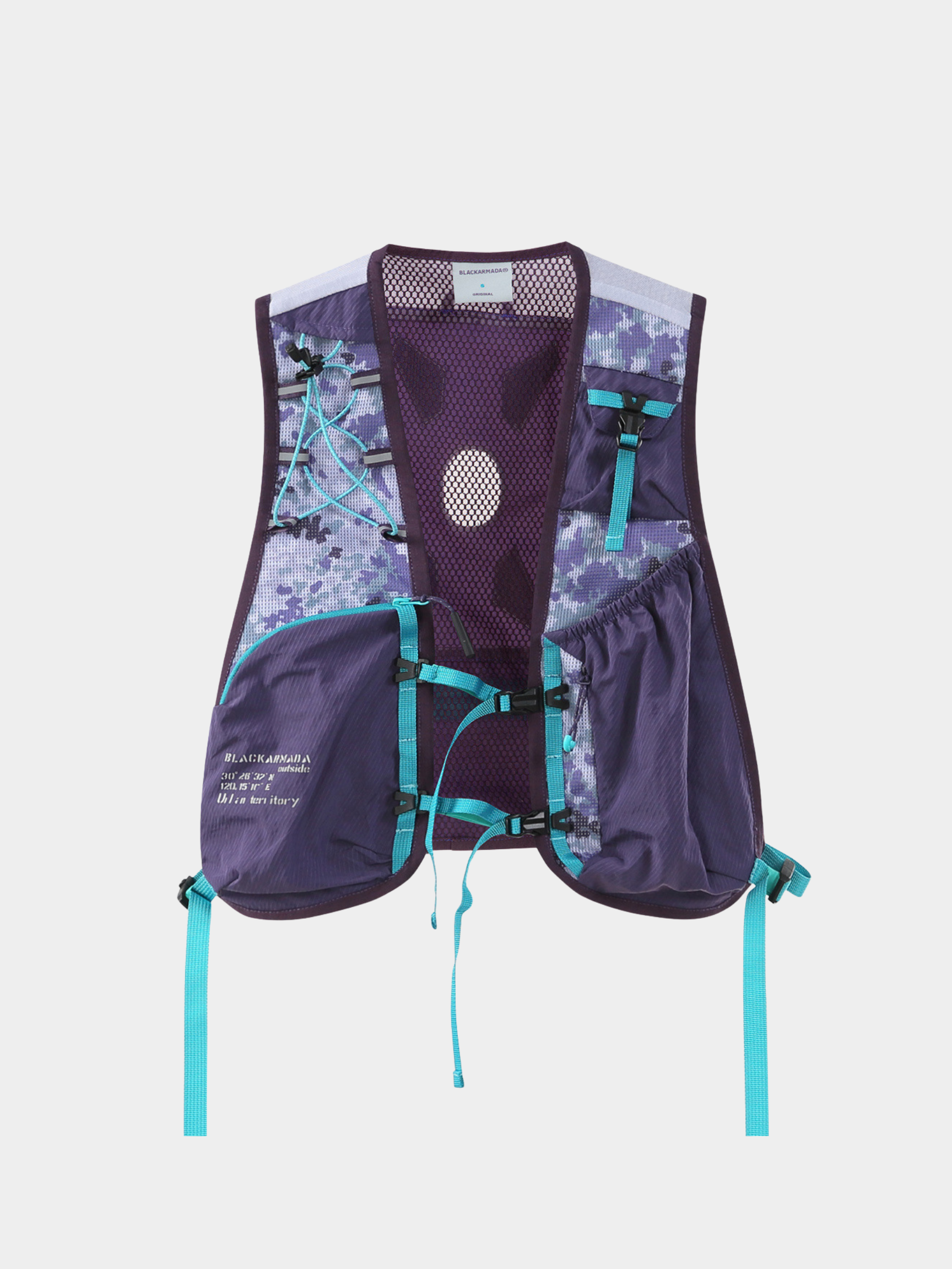 Rooted - Unisex Reflective Camo Multi-Pocket Vest
