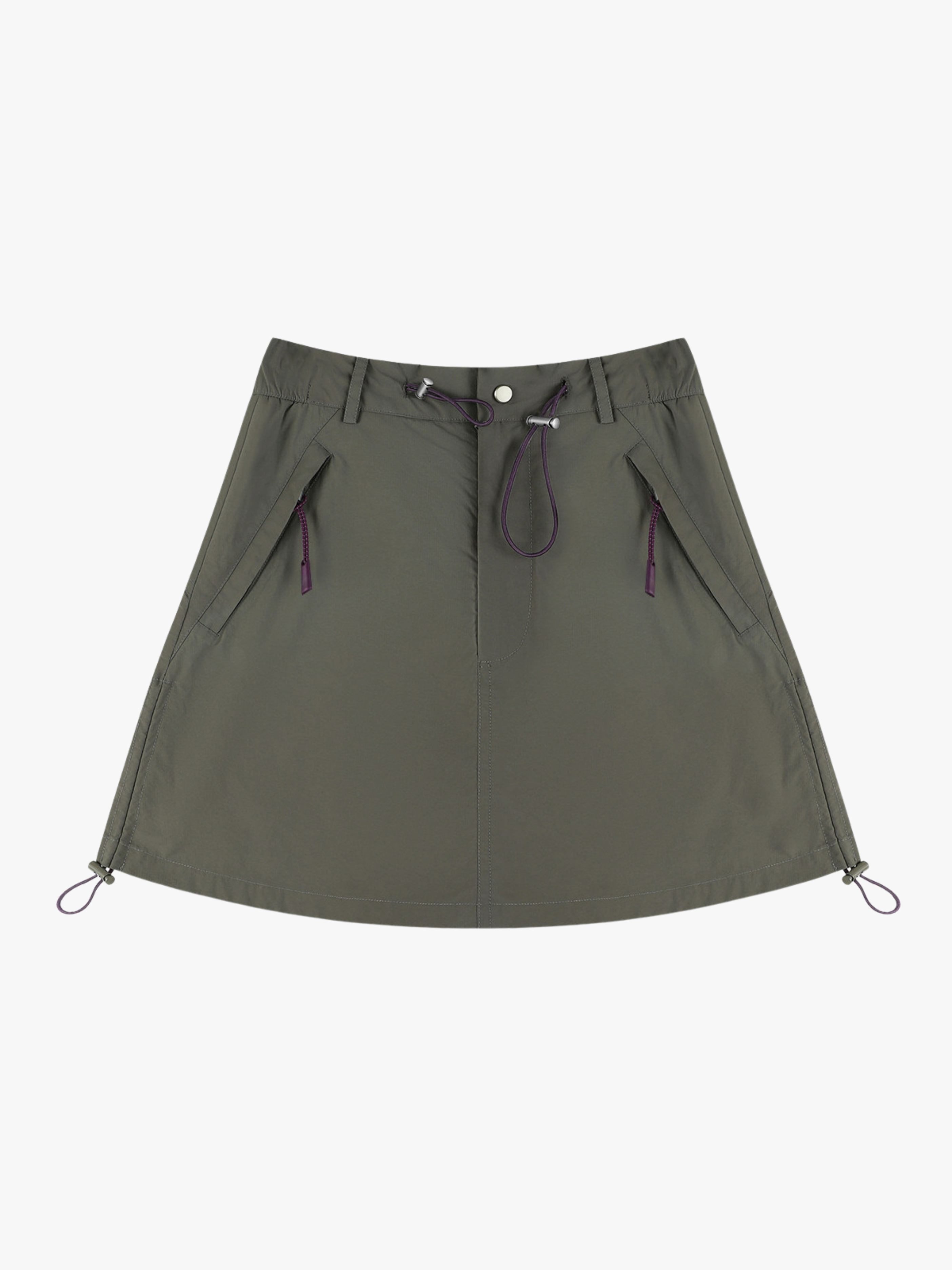 Windtrail - Women's Utility Drawstring A-Line Cargo Skirt