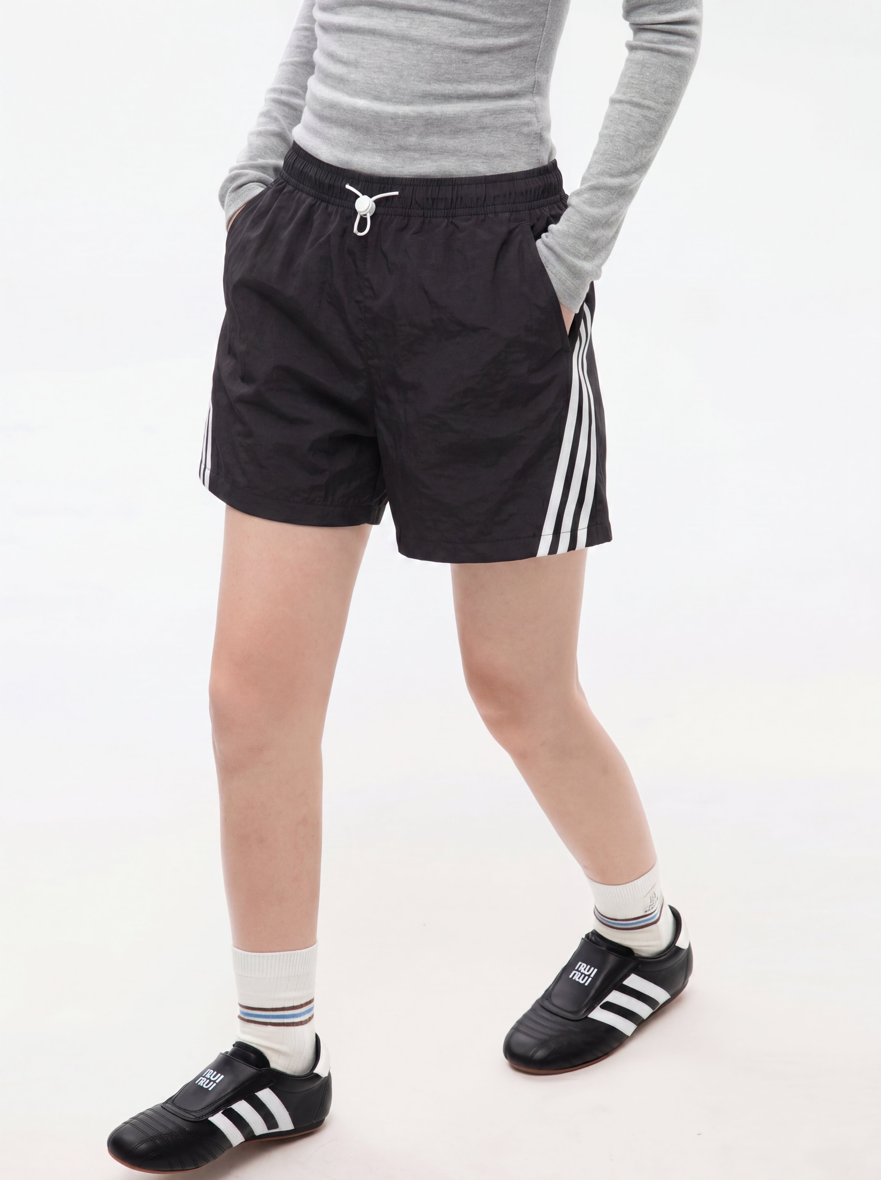 Solitude - Women's Side Stripe Lightweight Breathable Shorts