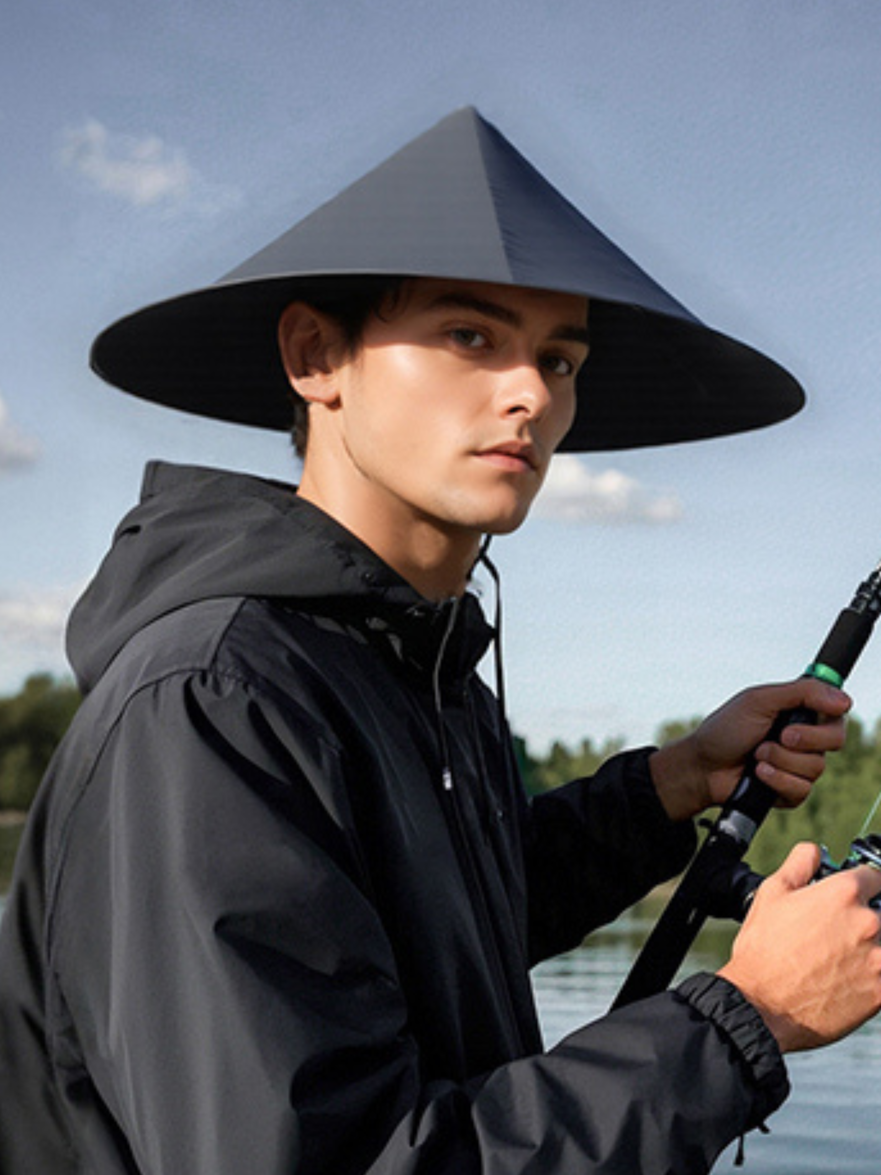 LynxEdge - Unisex UPF50+ Waterproof & UV Protection Poncho Hat