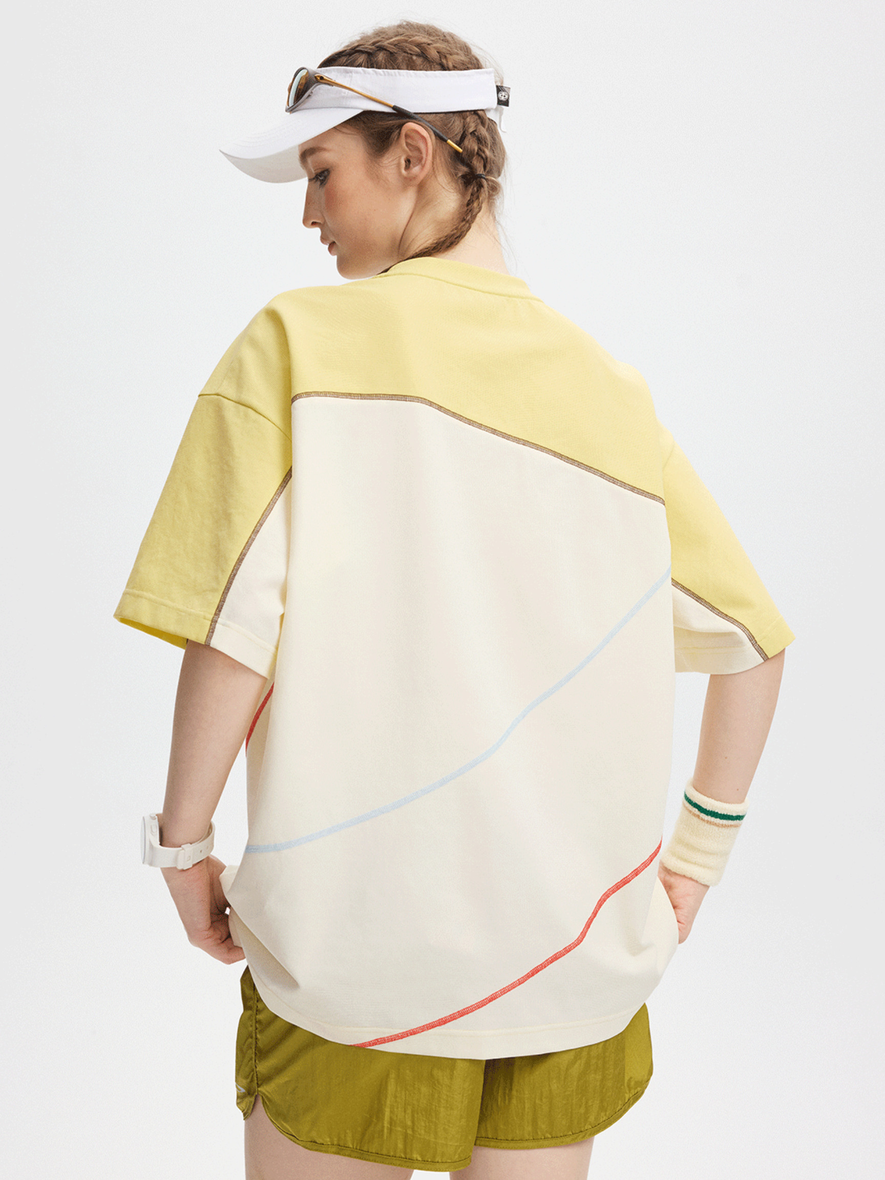 SwiftMove - Women's Quick-Dry Contrast Panel Performance T-Shirt
