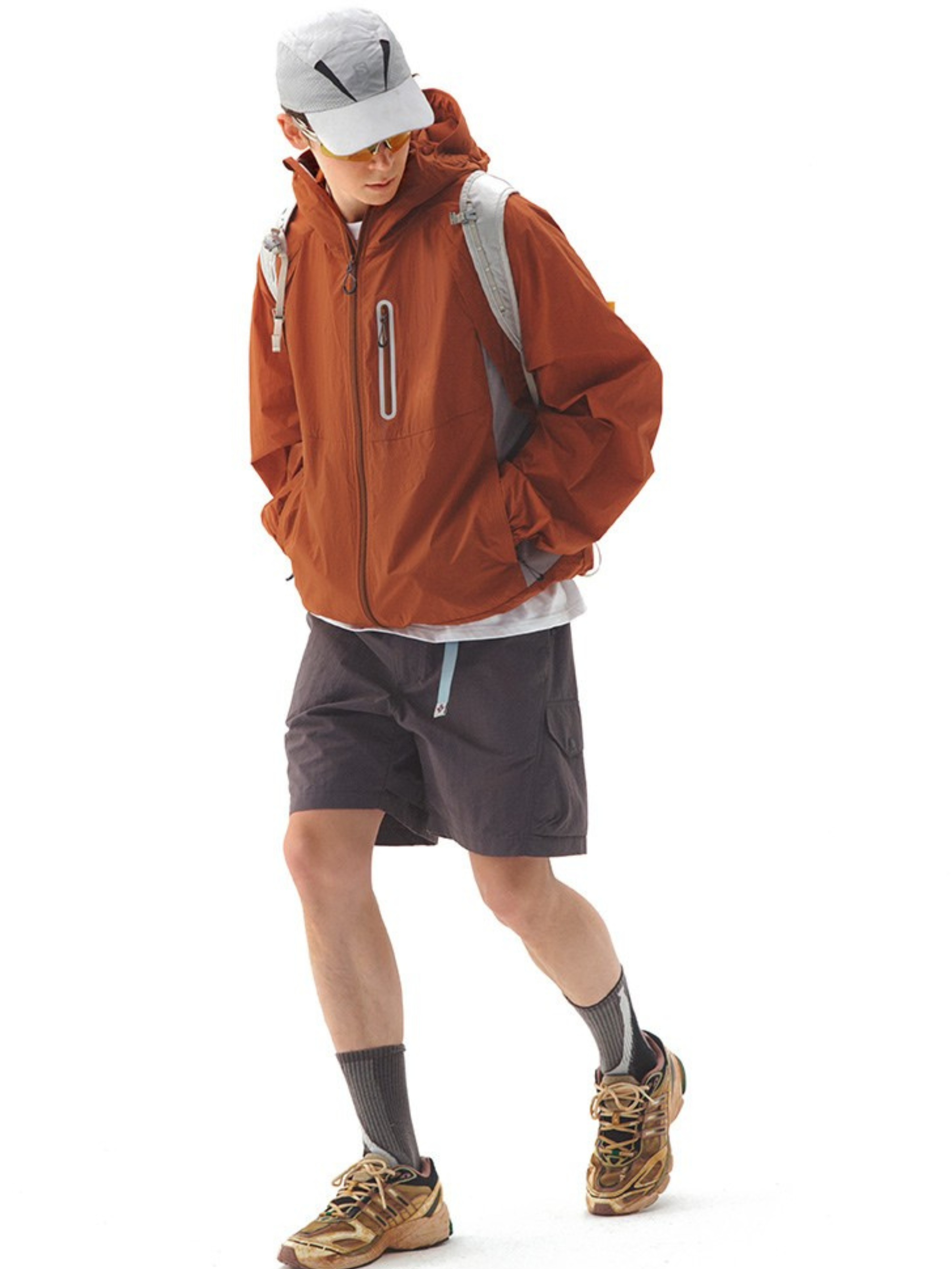 CampCoat - Unisex UPF 100+ Detachable Goggle Face-Shield Sun Jacket