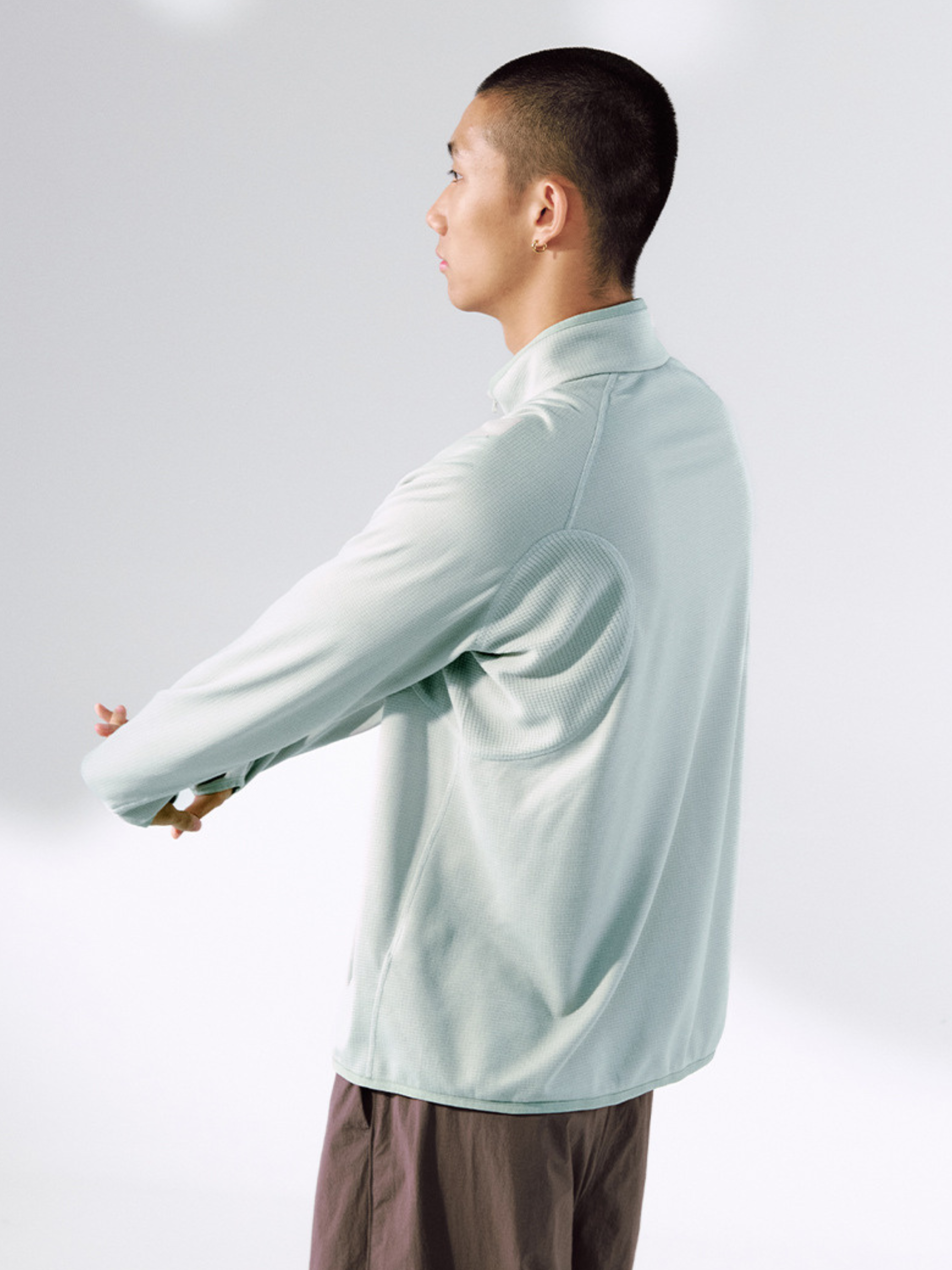 Shadowfern - Lightweight Thermal Half-Zip Sweatshirt