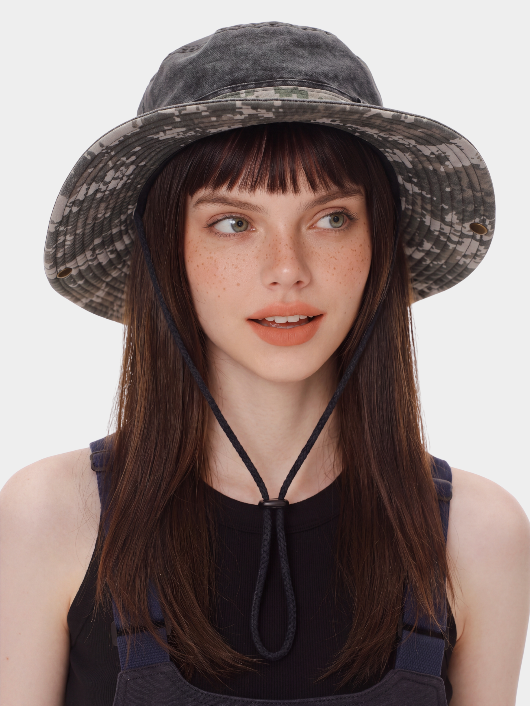 FadeCam - UPF50+ Protection Washed Camouflage Sun Bucket Hat