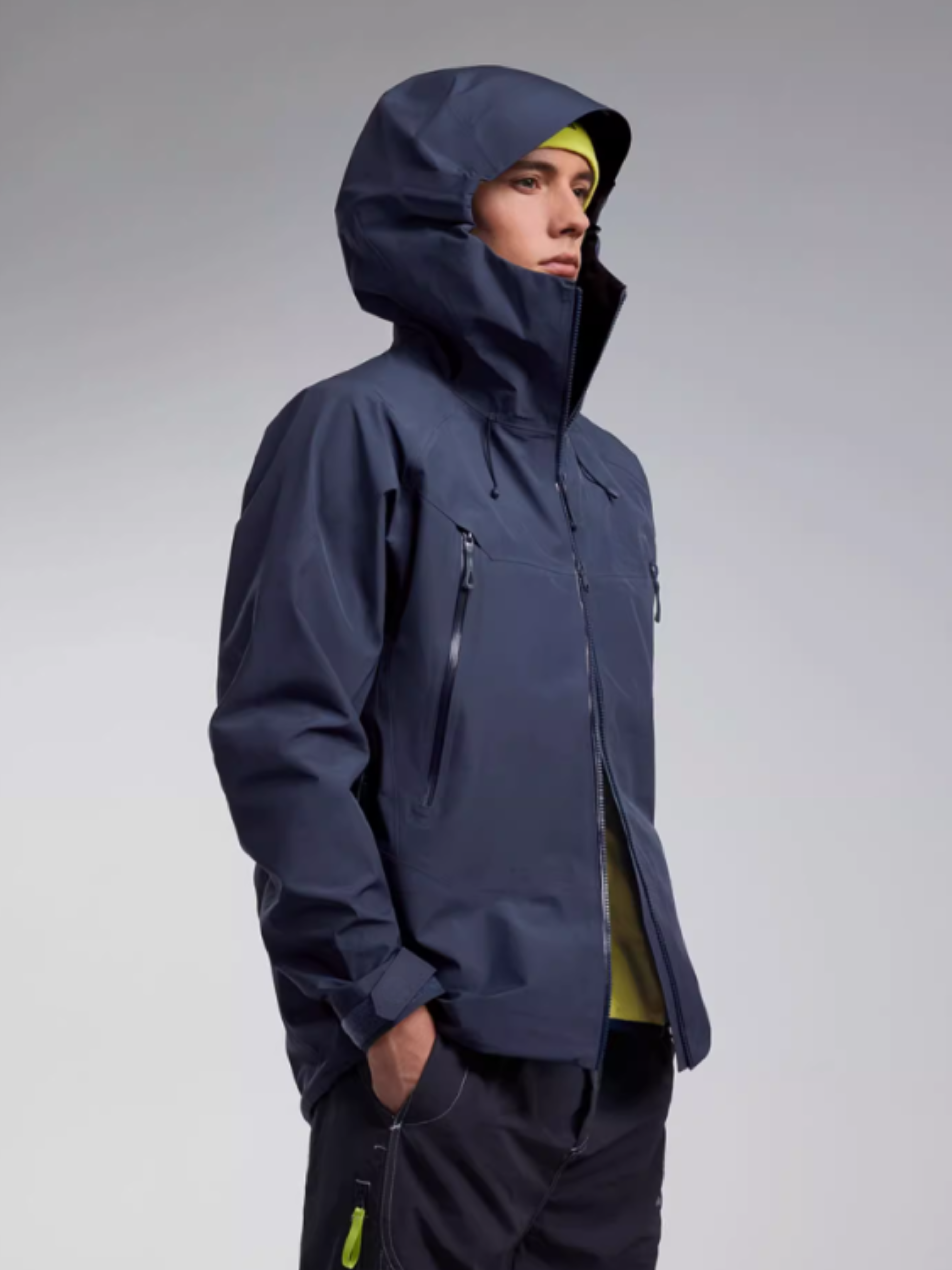 GONGGAR-S - Unisex Hard Shell Hooded Jacket